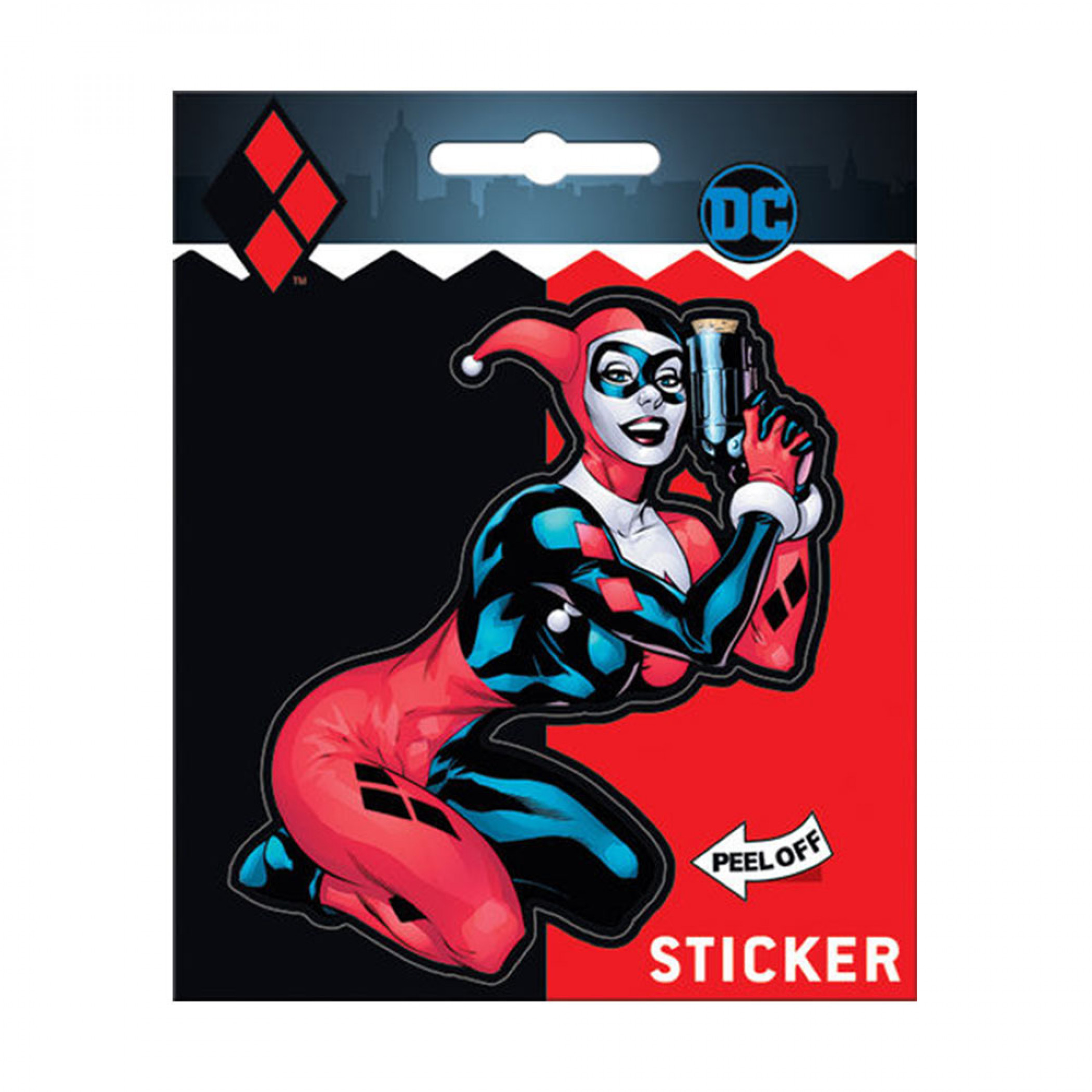 Harley Quinn Gun Pose Sticker
