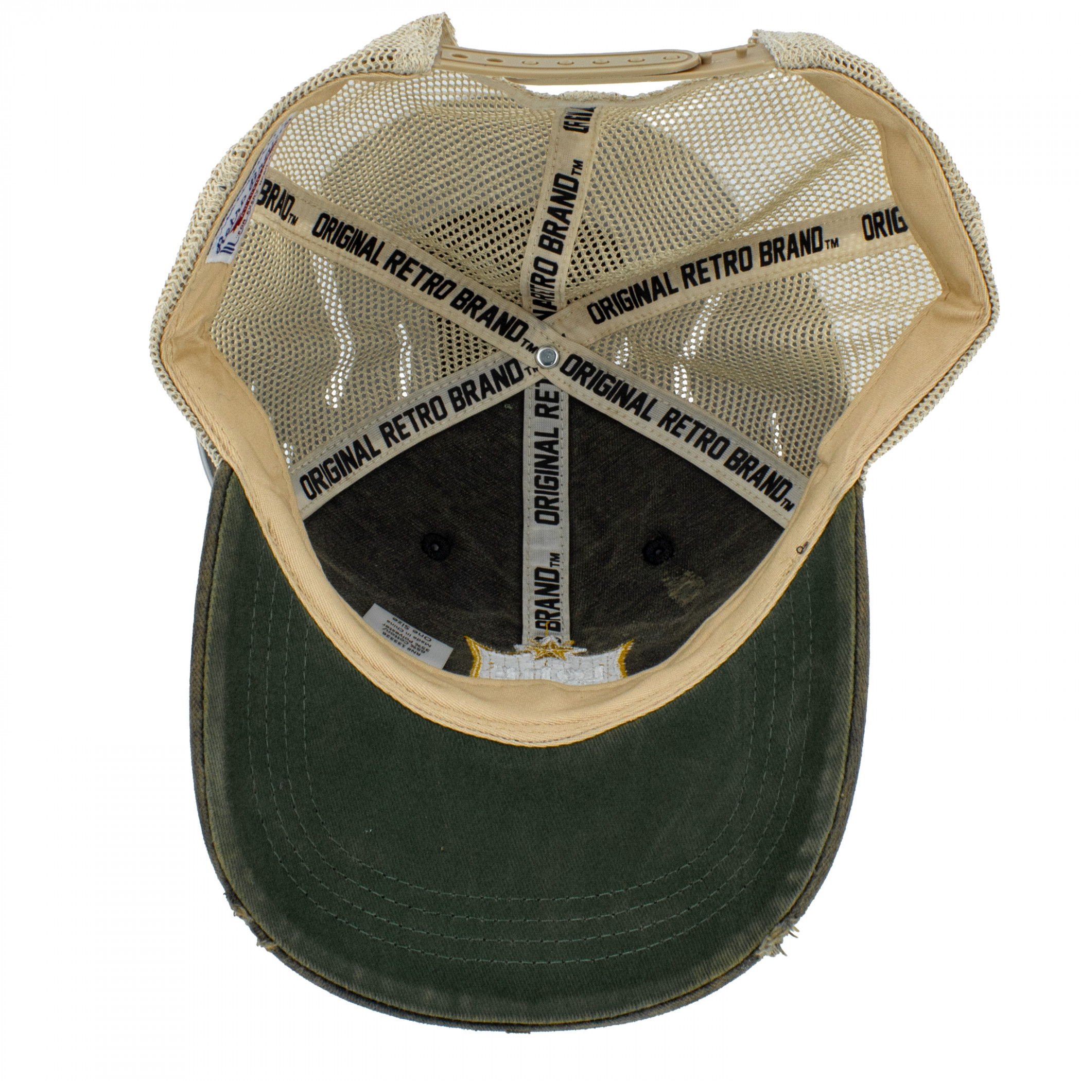 Vintage All Star Trucker Hat Size OS Retro-Style Texas Hat | The Lone Star Vintage Snapback  main image 3