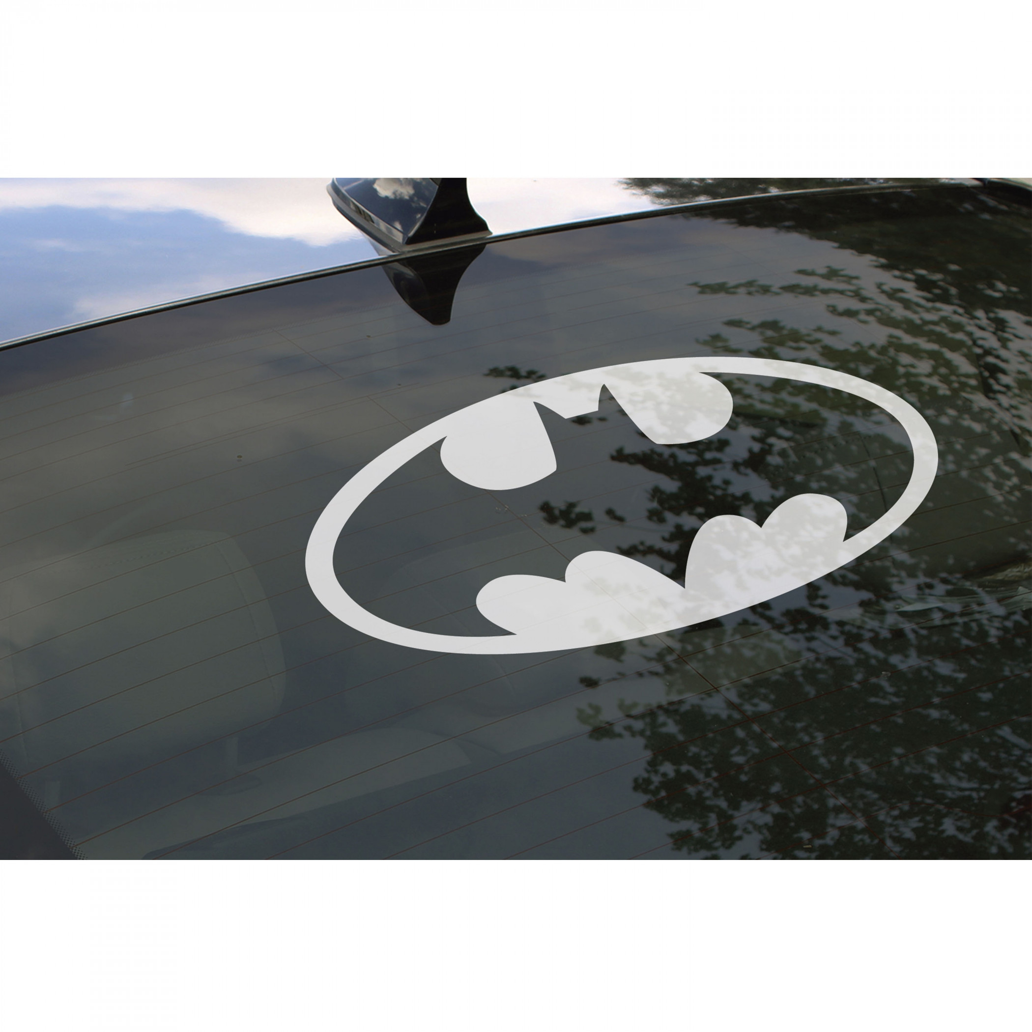 Batman Logo Cut Out Car Decal