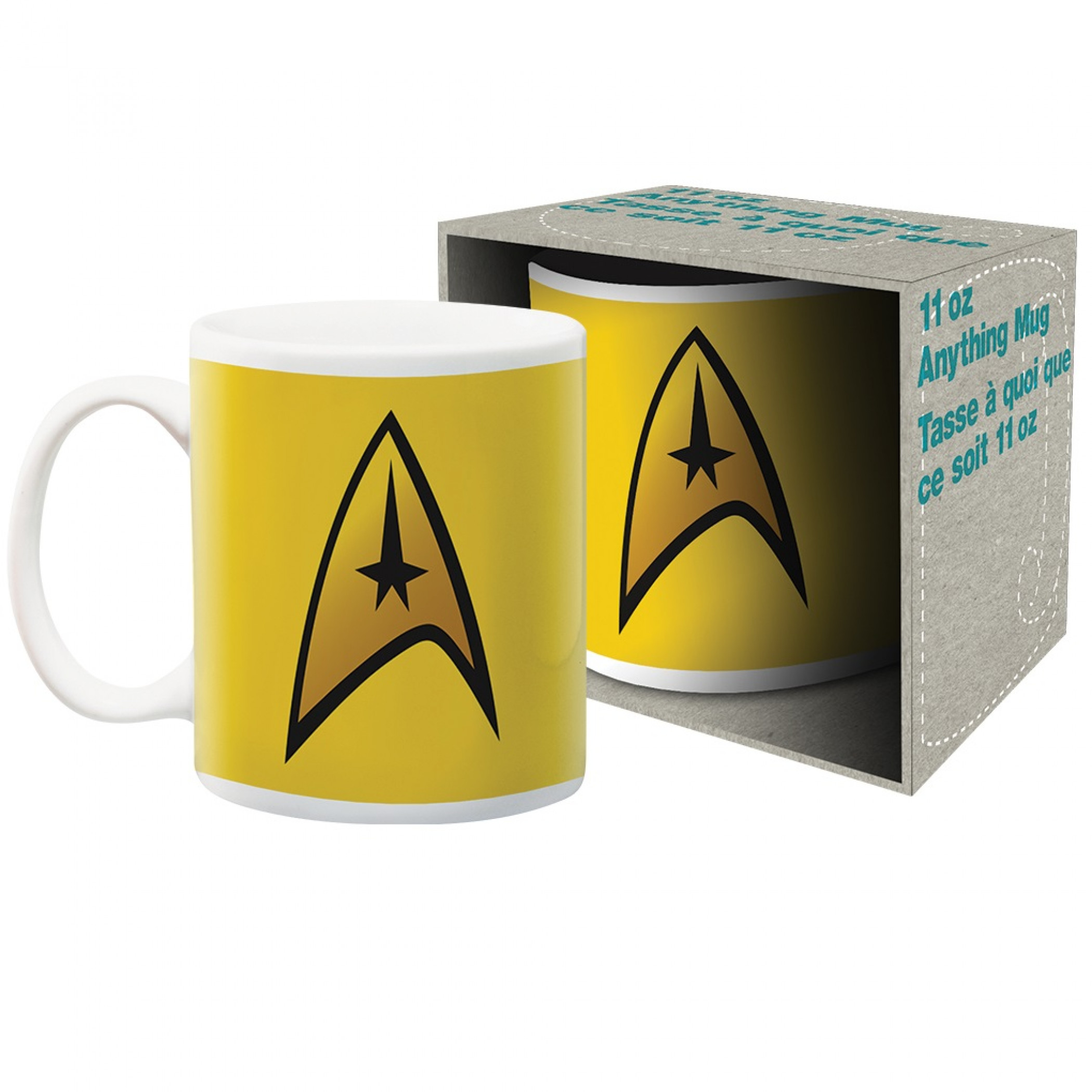 Star Trek Captain Logo Ceramic Mug