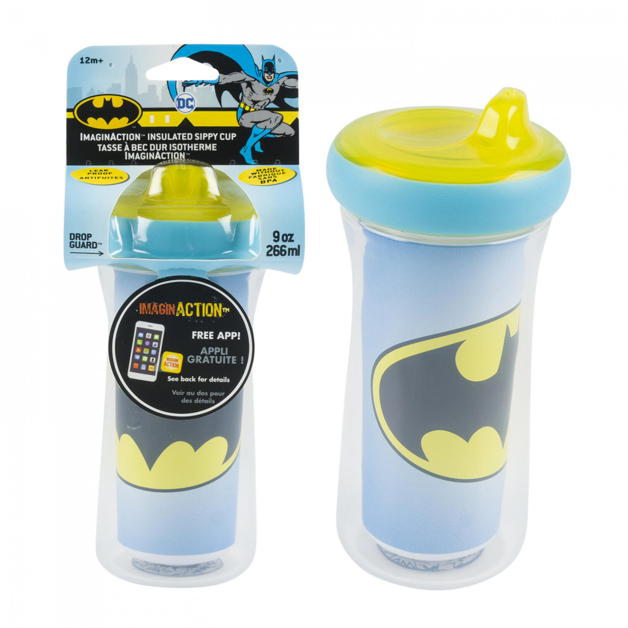 DC Comics Batman Logo 9oz Insulated Sippy Cup