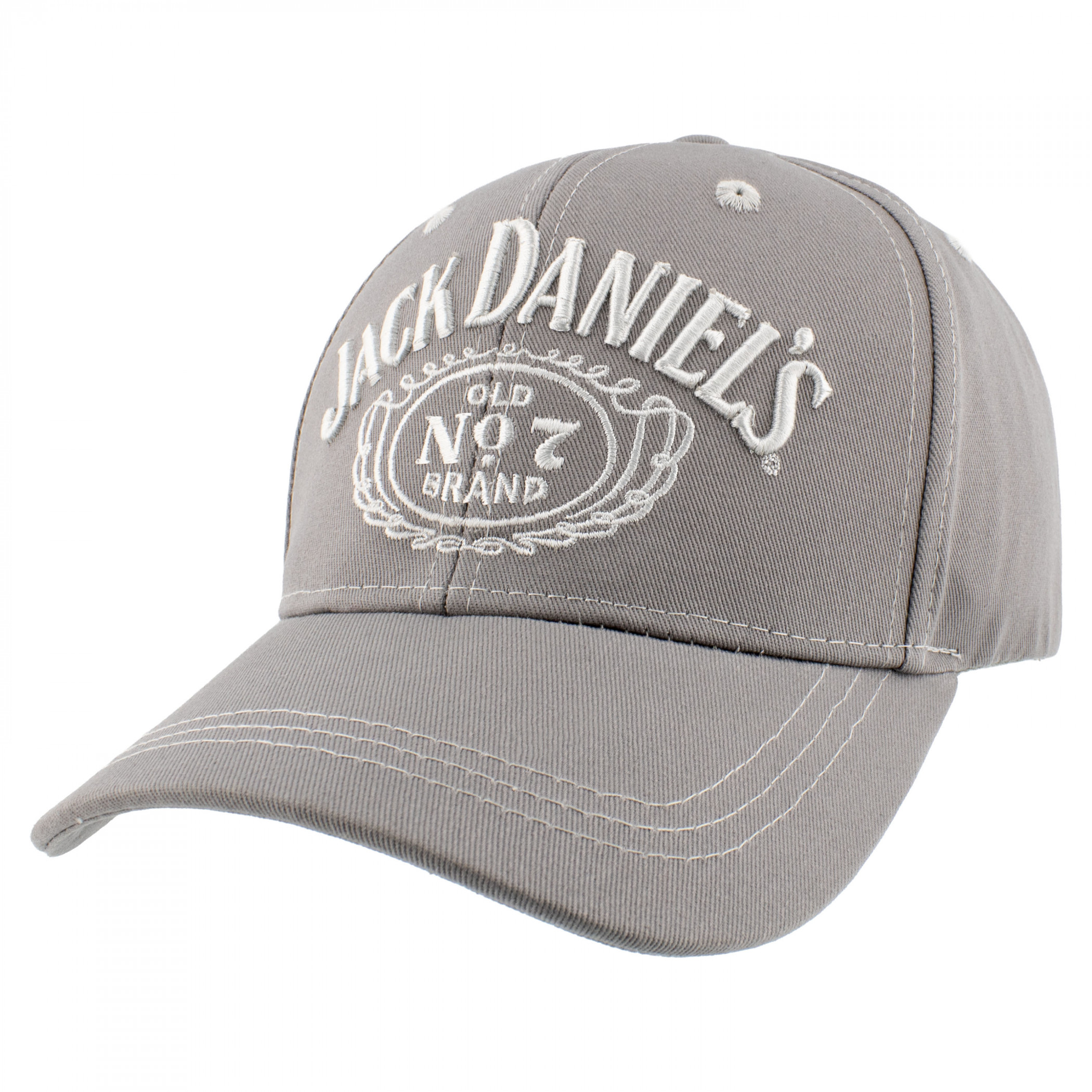 Jack Daniels Old No. 7 Grey Contrast Drop by Drop Hat - WearYourBeer