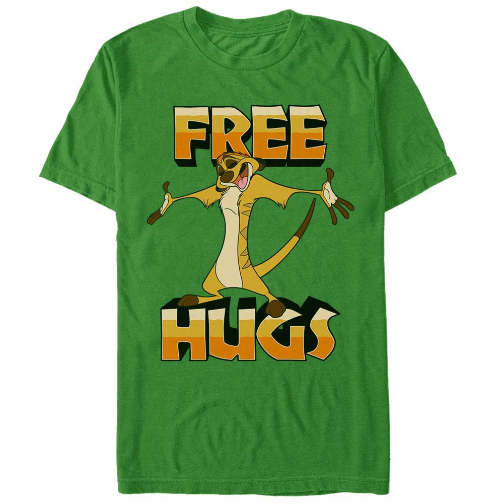Disney Lion King Timon Hugs Green T-Shirt