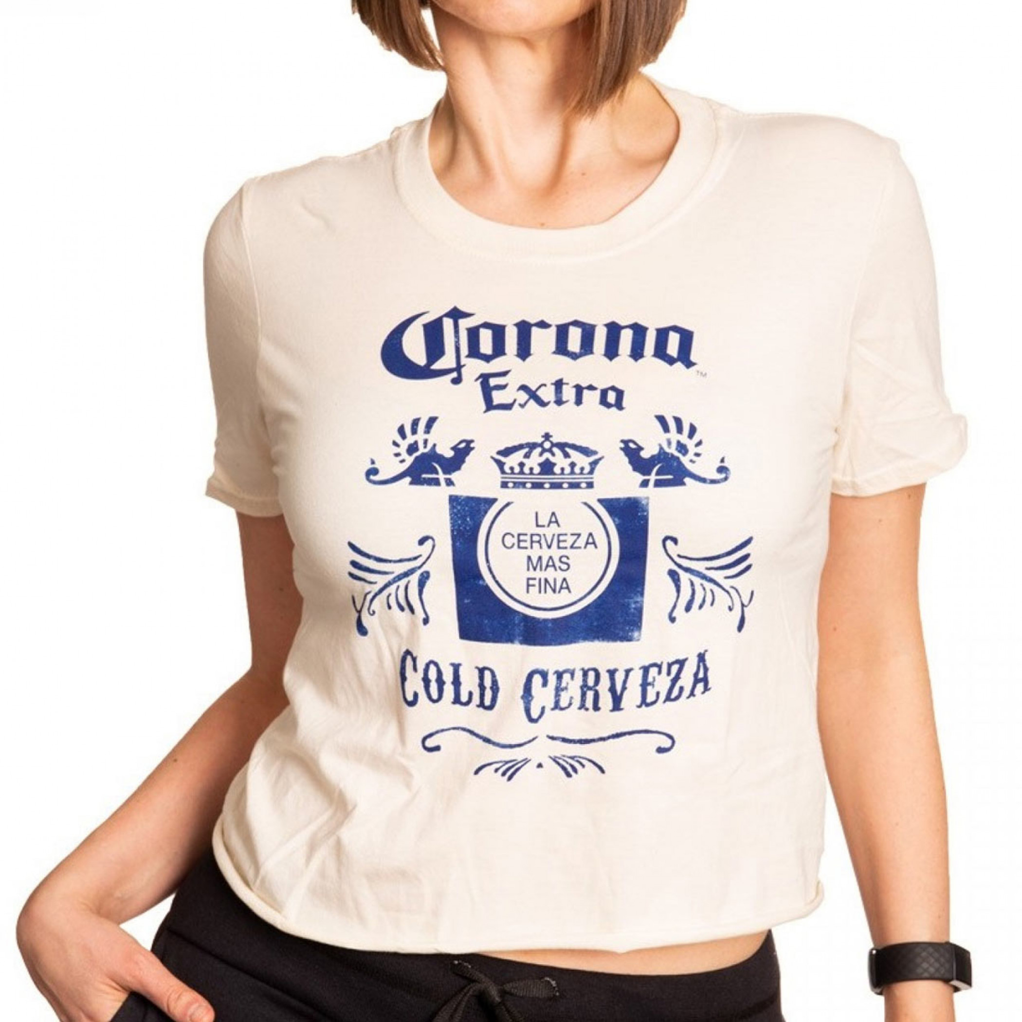 Corona Extra Beach Women's Side Crop Top