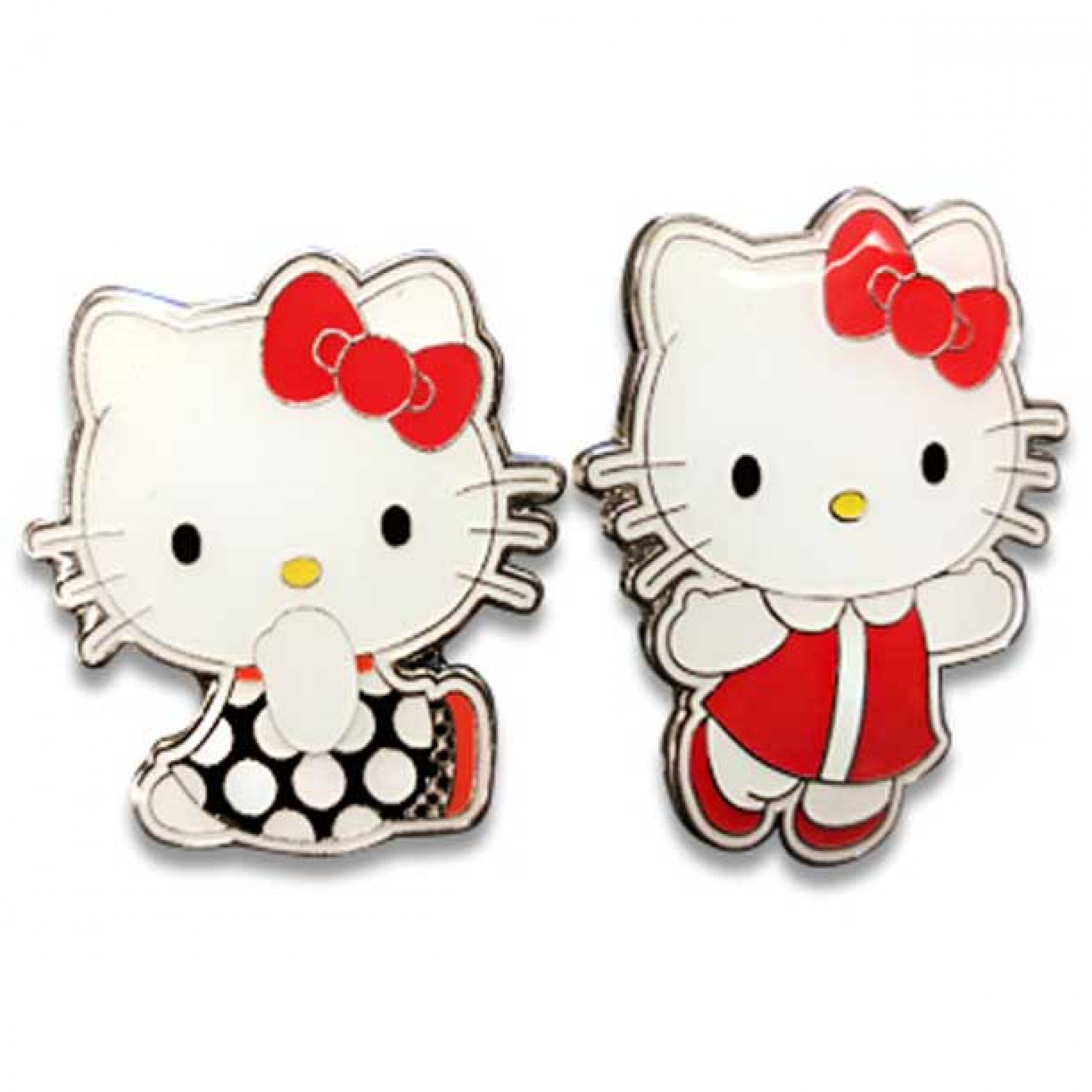 Hello Kitty Retro Enamel Pin 2-Pack