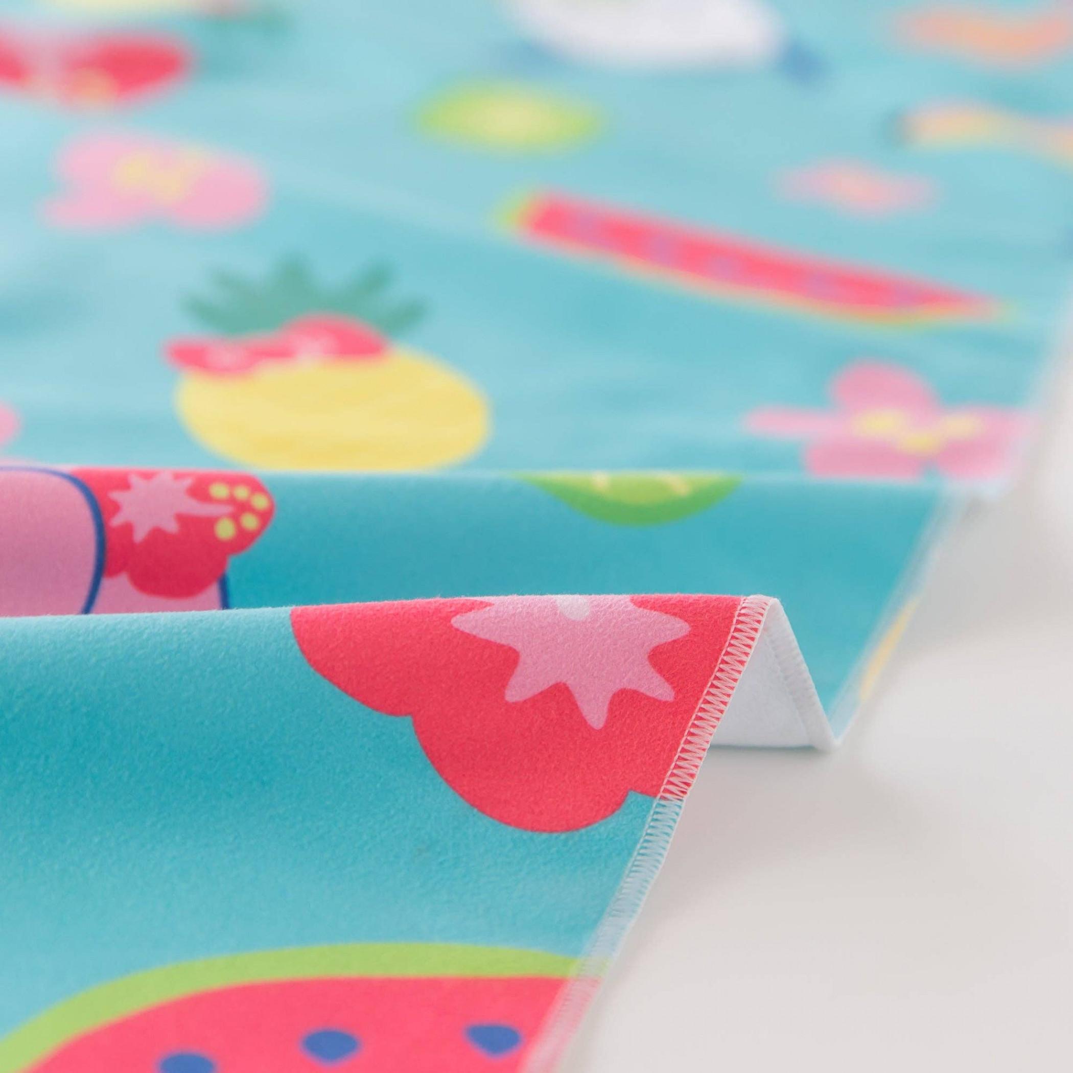 Hello Kitty & Friends Sanrio Tropical Reversible Roll & Go Blanket