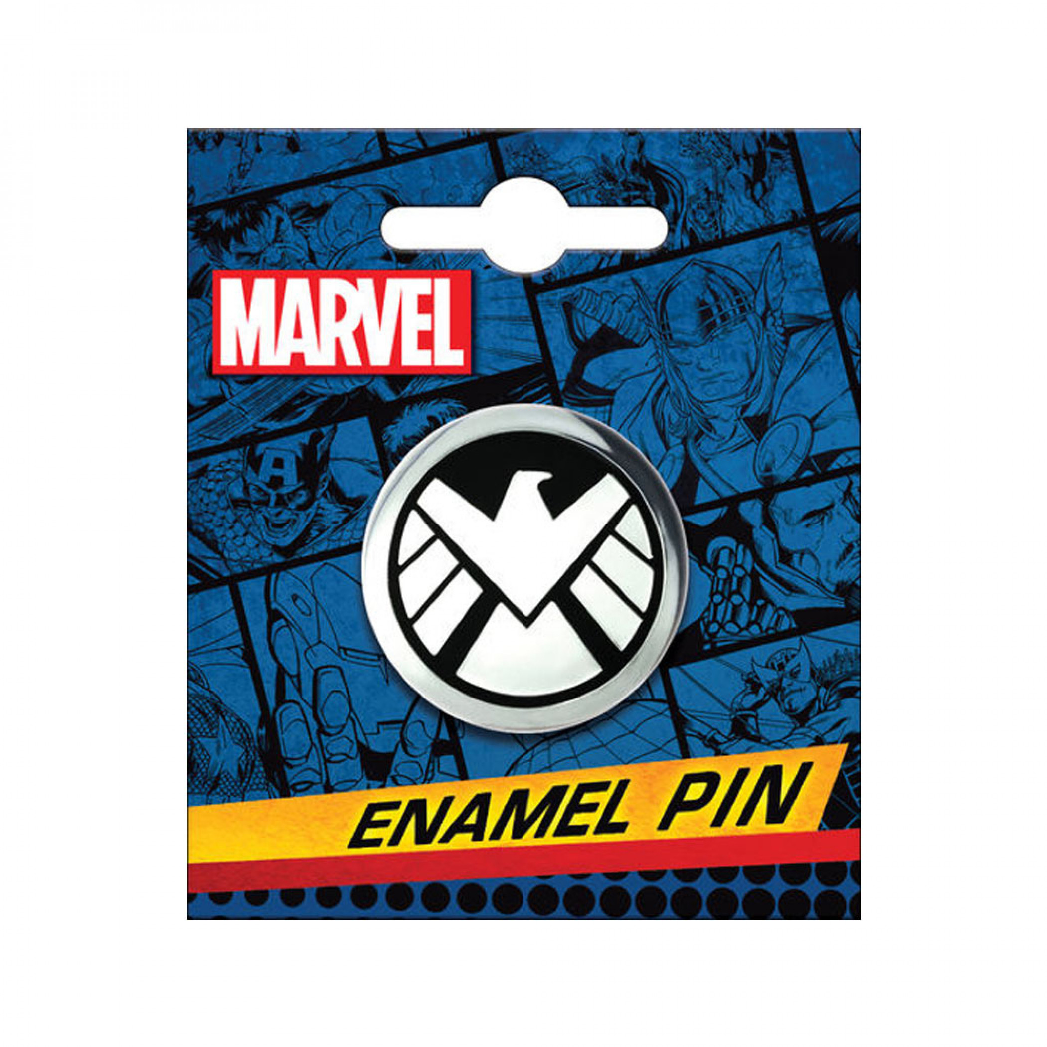 Logo Enamel Lapel Hat Pin MARVEL AVENGERS S.H.I.E.L.D 