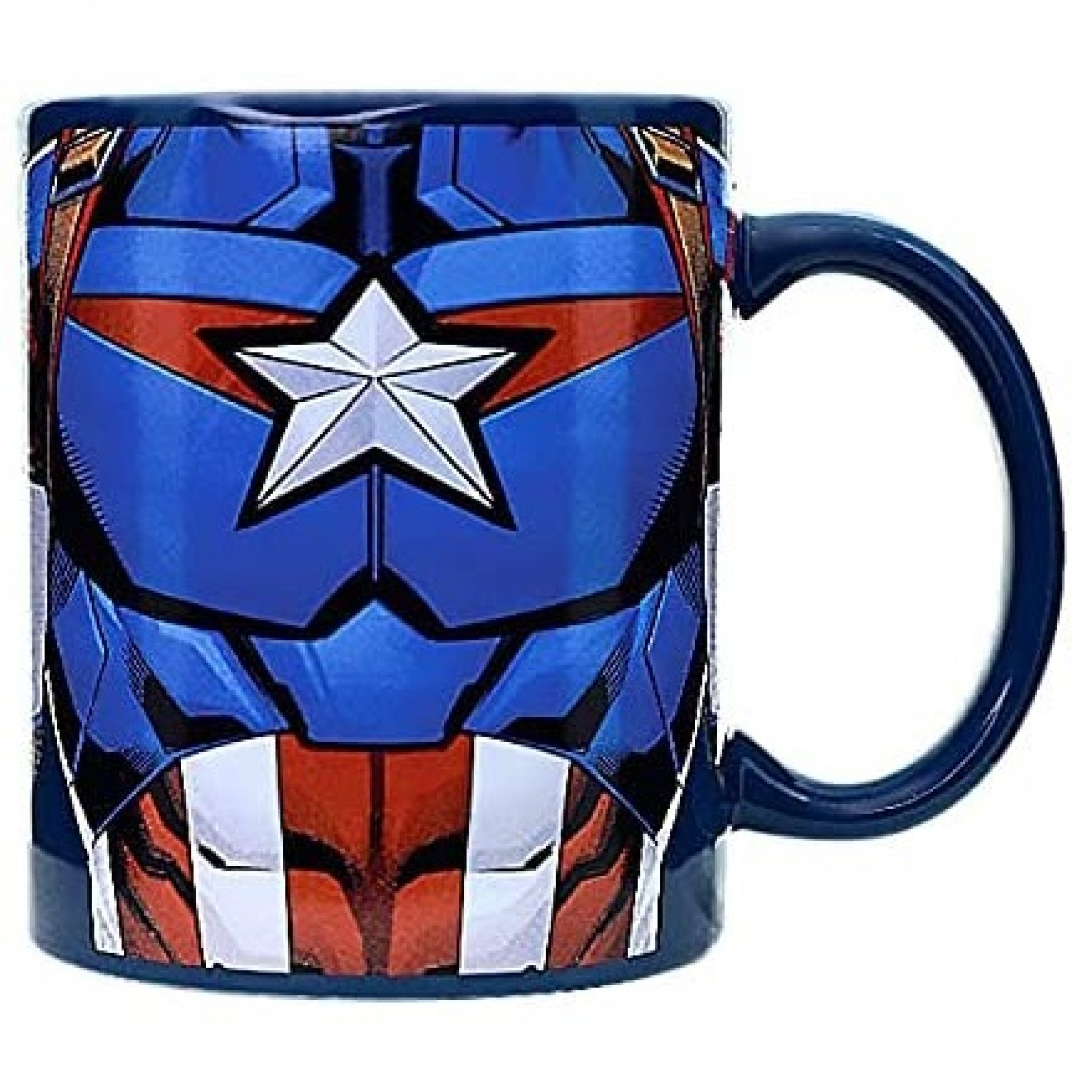 Marvel Captain America Character and Symbol 11oz Ceramic Mug