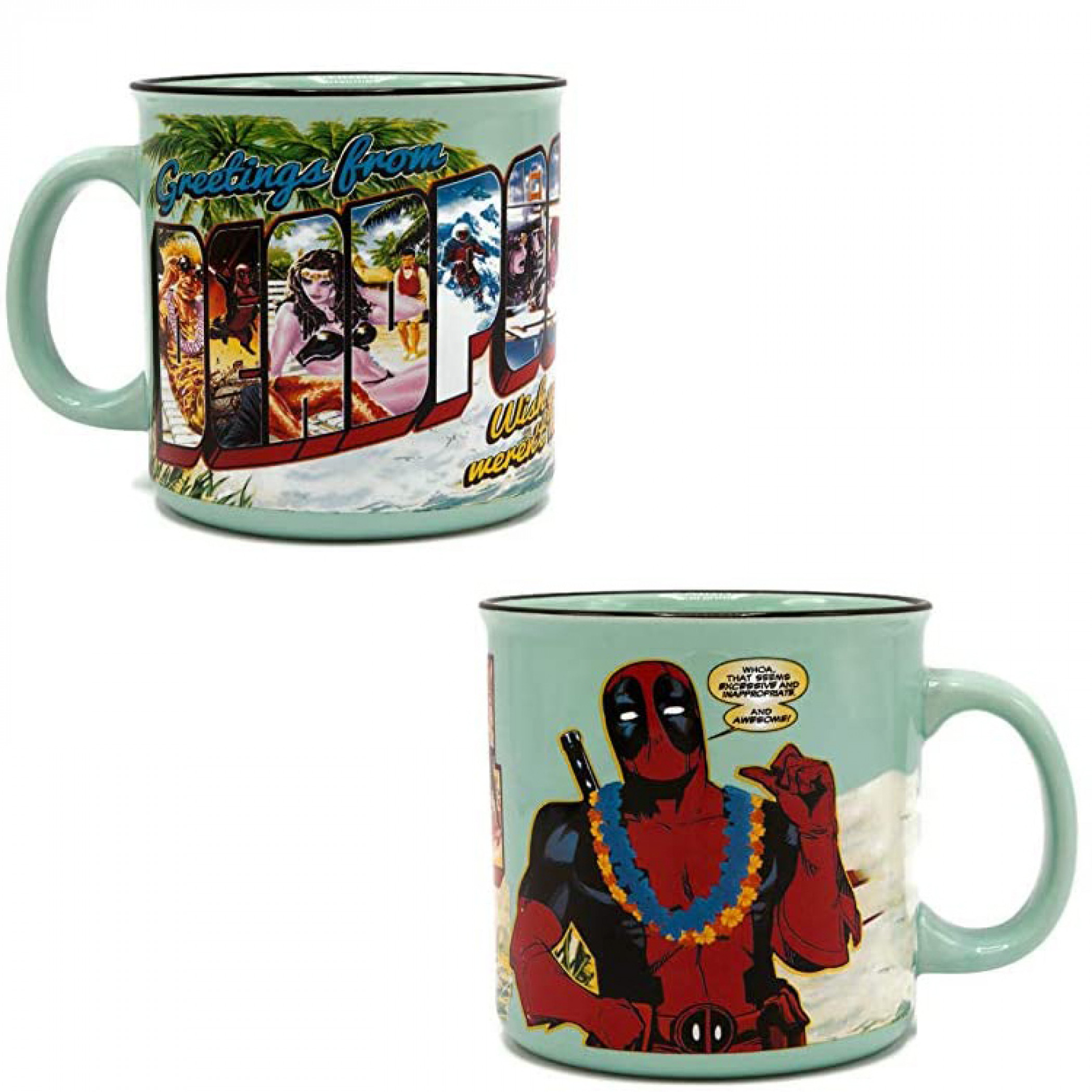 Deadpool Greetings 20 Ounce Ceramic Mug