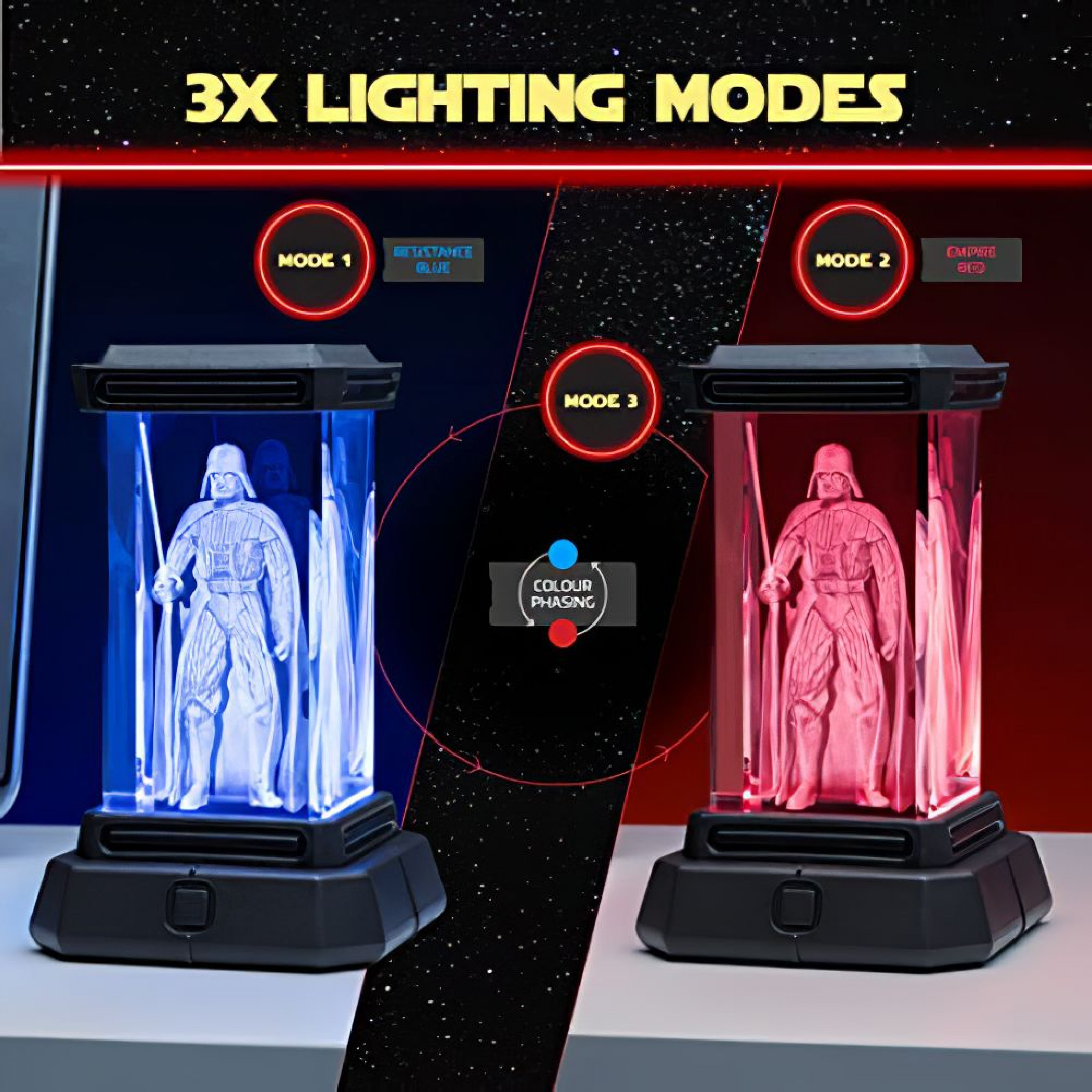 Star Wars Darth Vader Holographic Light