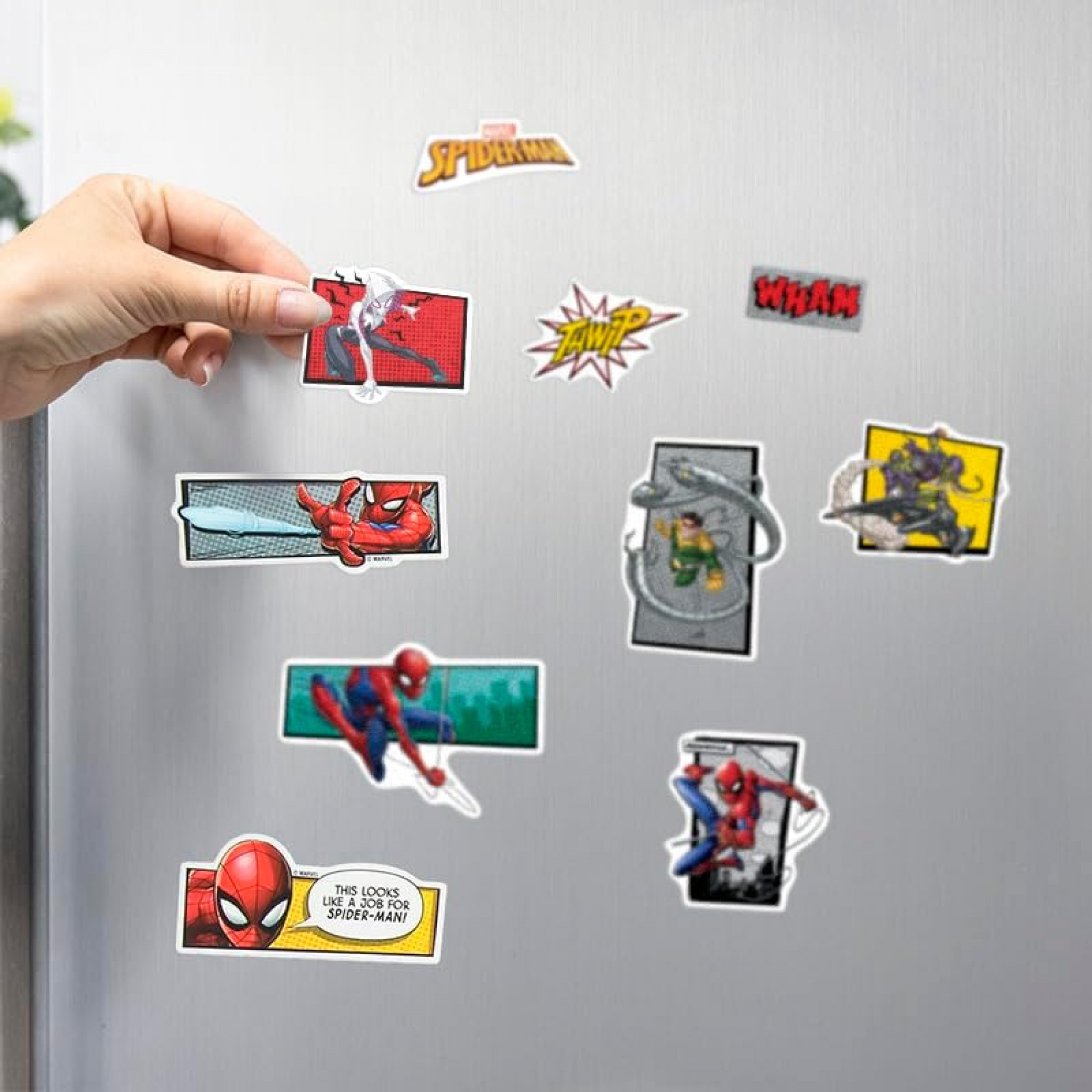 Spider-Man Comic Panel Fridge Magnets