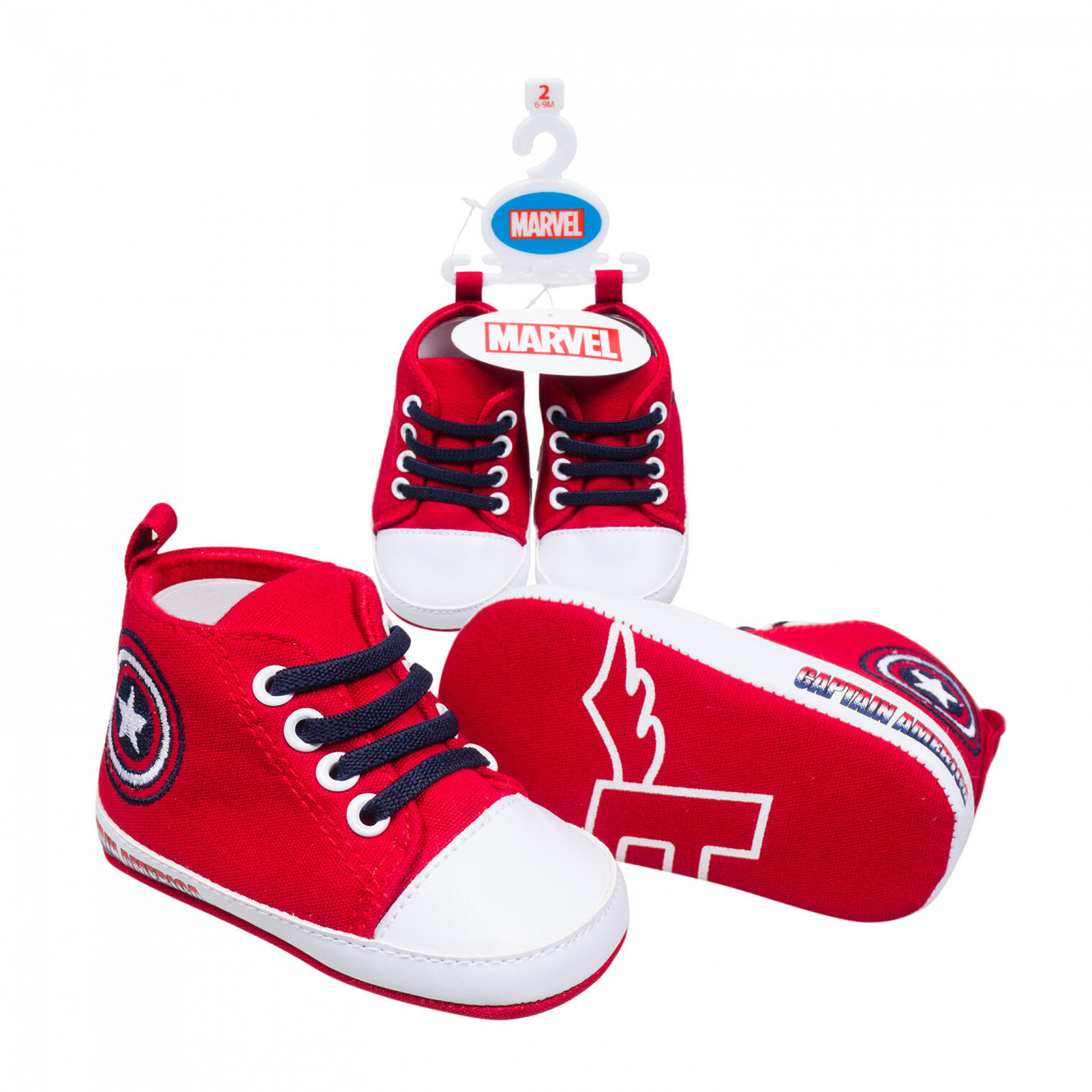 Captain America Symbols Baby Shoes