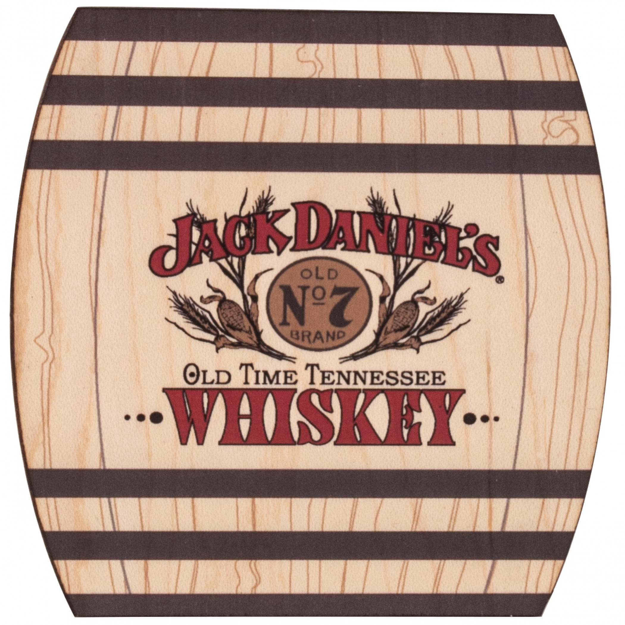 Jack Daniel’s Assorted Retro Logos 4-Piece Wooden Coaster Set