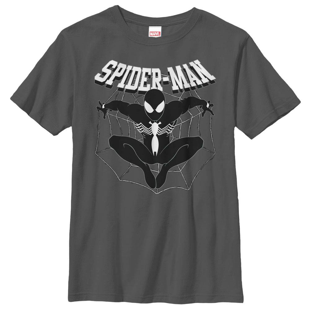 Spider-Man Web Of Spidey Gray Youth T-Shirt
