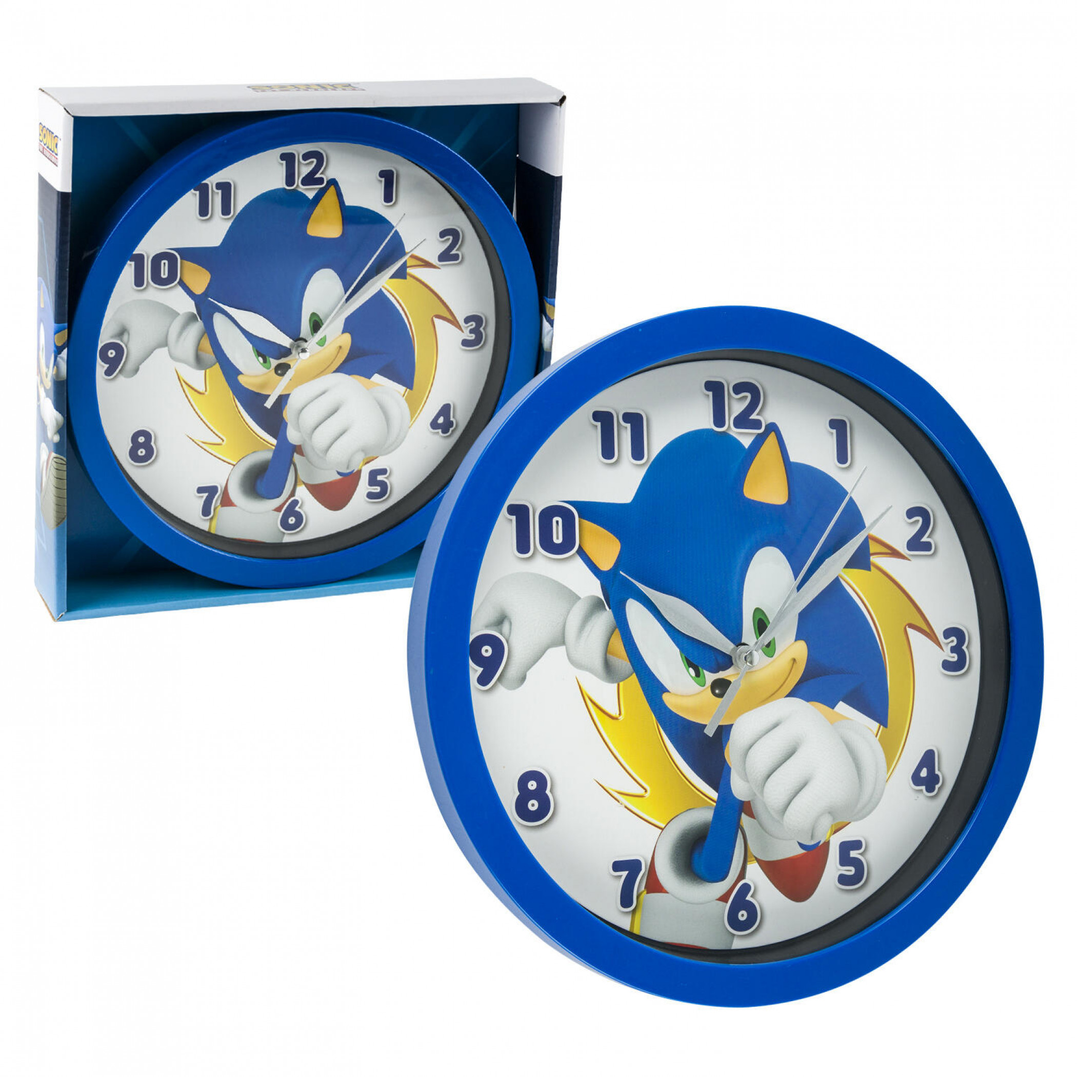 Sonic the Hedgehog Character Print 9 3/4" Wall Clock