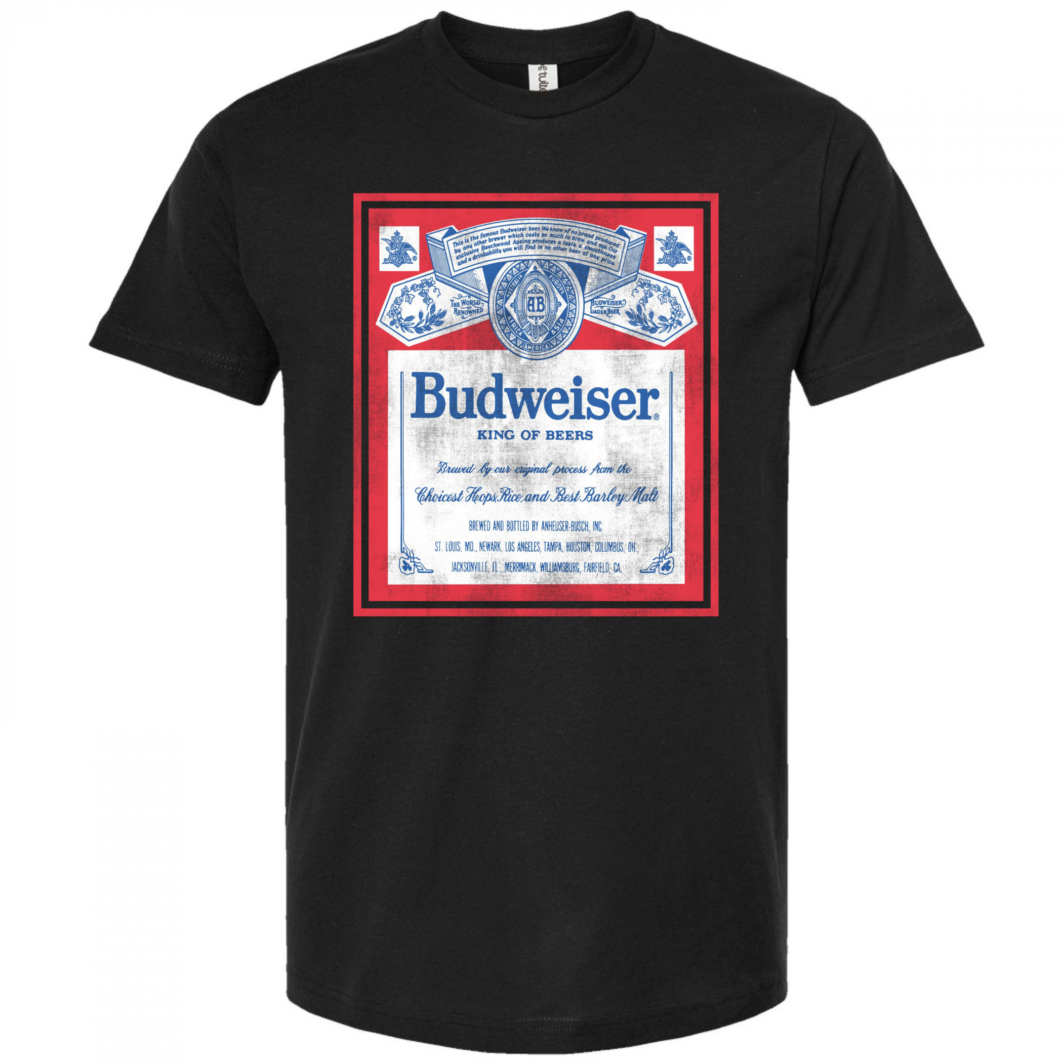 Budweiser Classic Logo Distressed T-Shirt