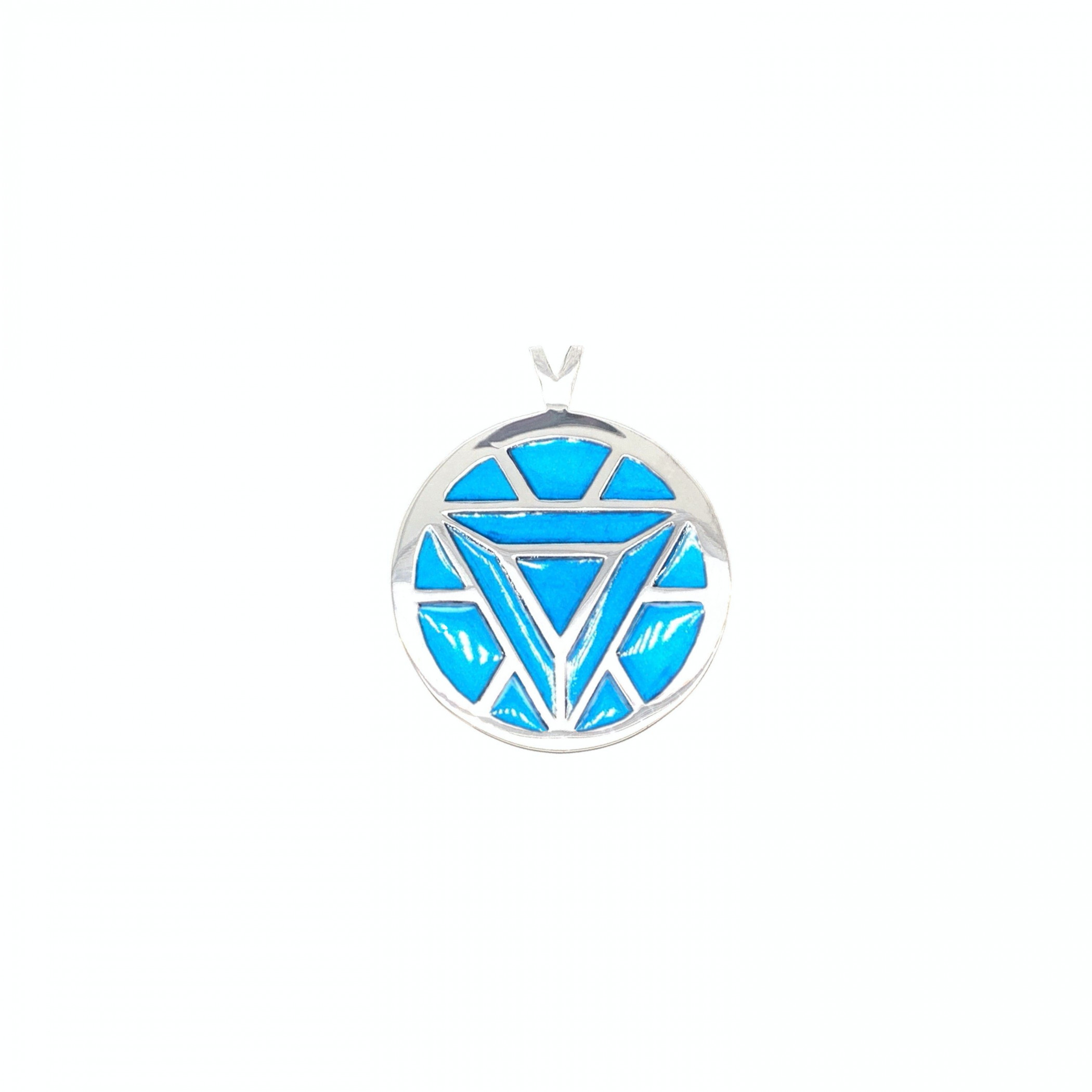 Marvel Iron Man’s Arc Reactor Turquoise Pendant