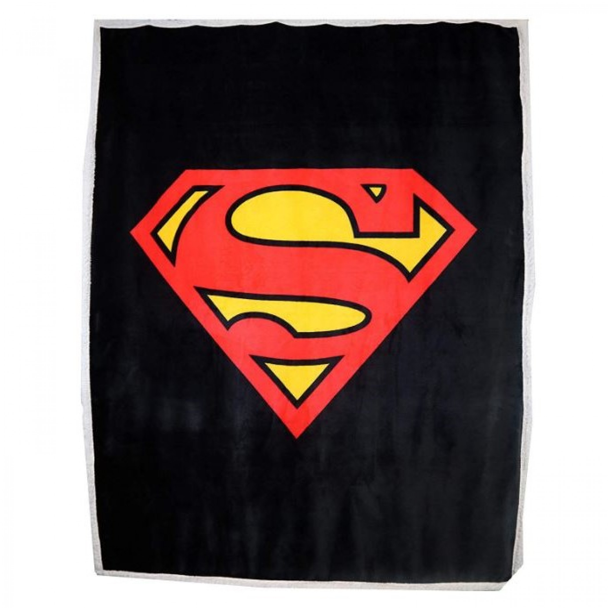DC Comics Superman Symbol Thick Micro Sherpa Throw Blanket
