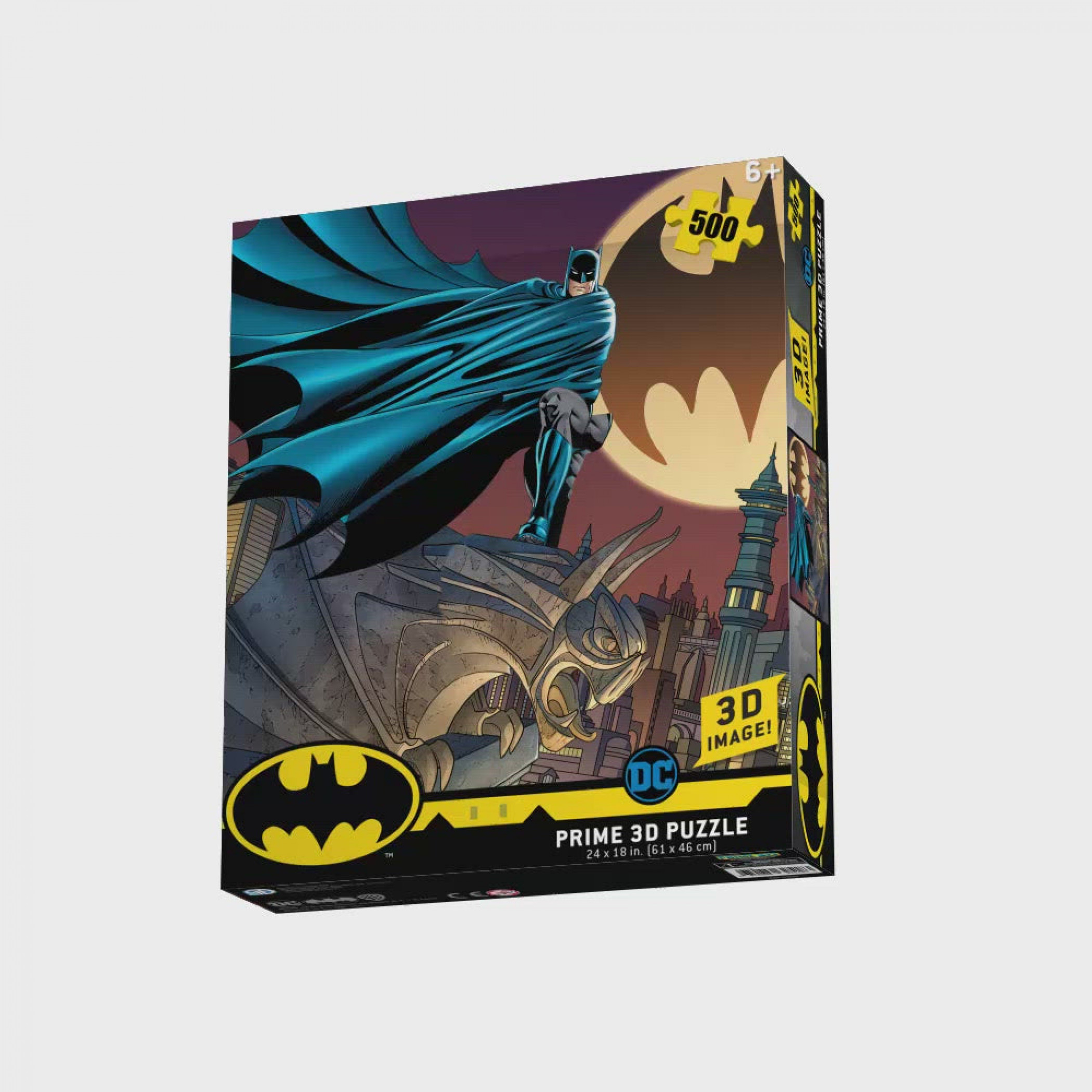 Batman Bat Signal DC Comics 3D Lenticular 500pc Jigsaw Puzzle