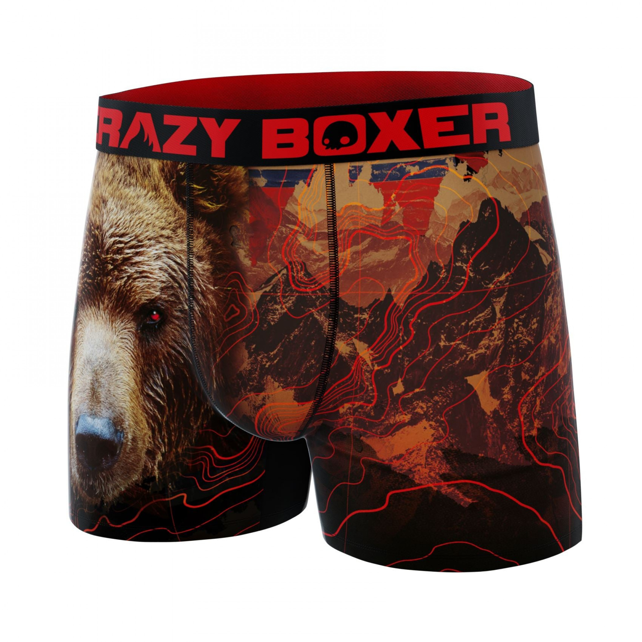 Crazy Boxer Outdoor Bear Men's Boxer Briefs