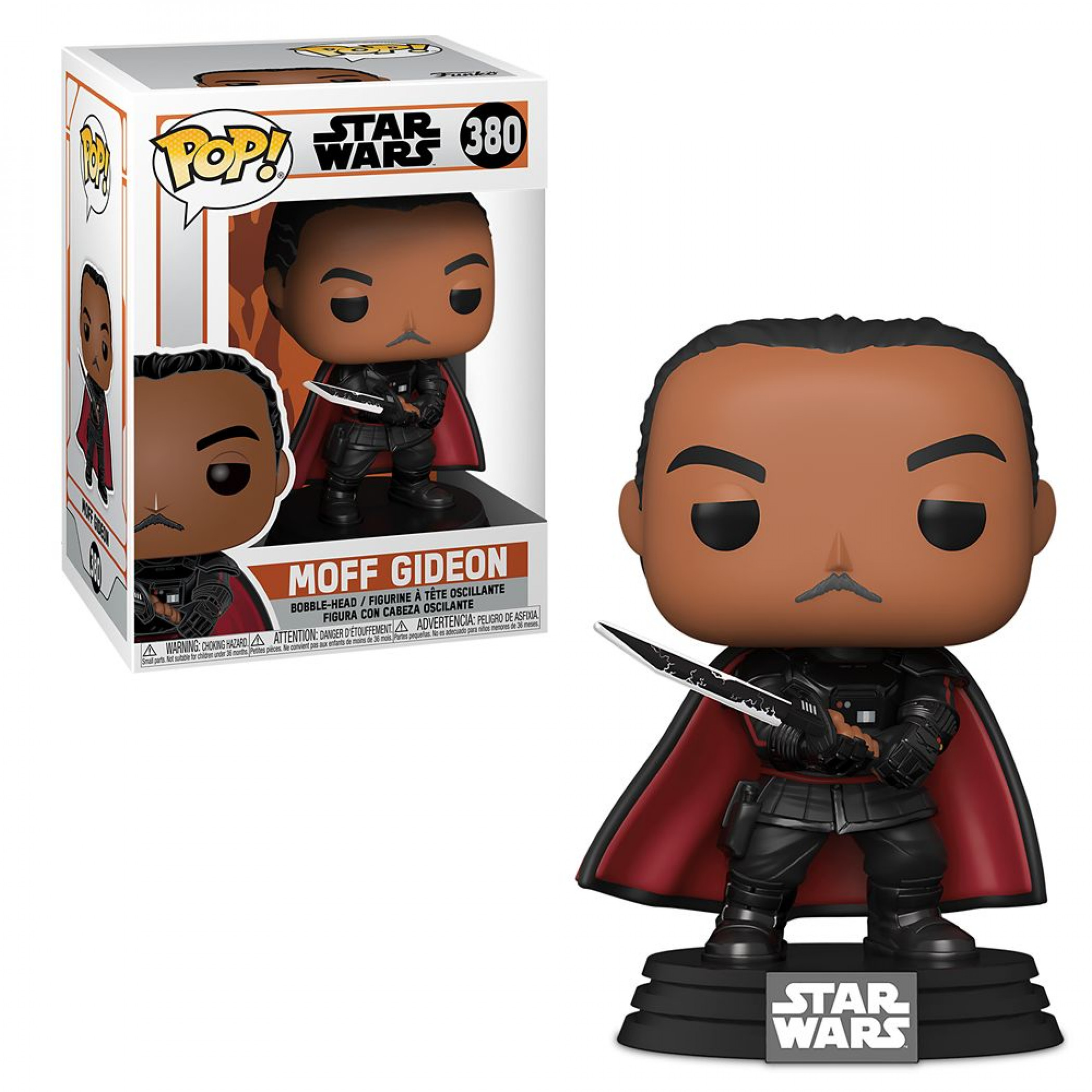 Star Wars The Mandalorian Moff Gideon wielding the Darksaber Funko POP! Vinyl Figure