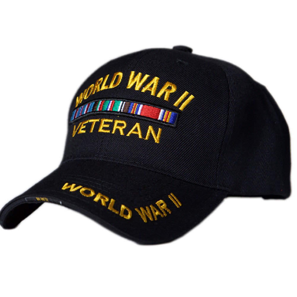Patriotic World War II Veteran Hat