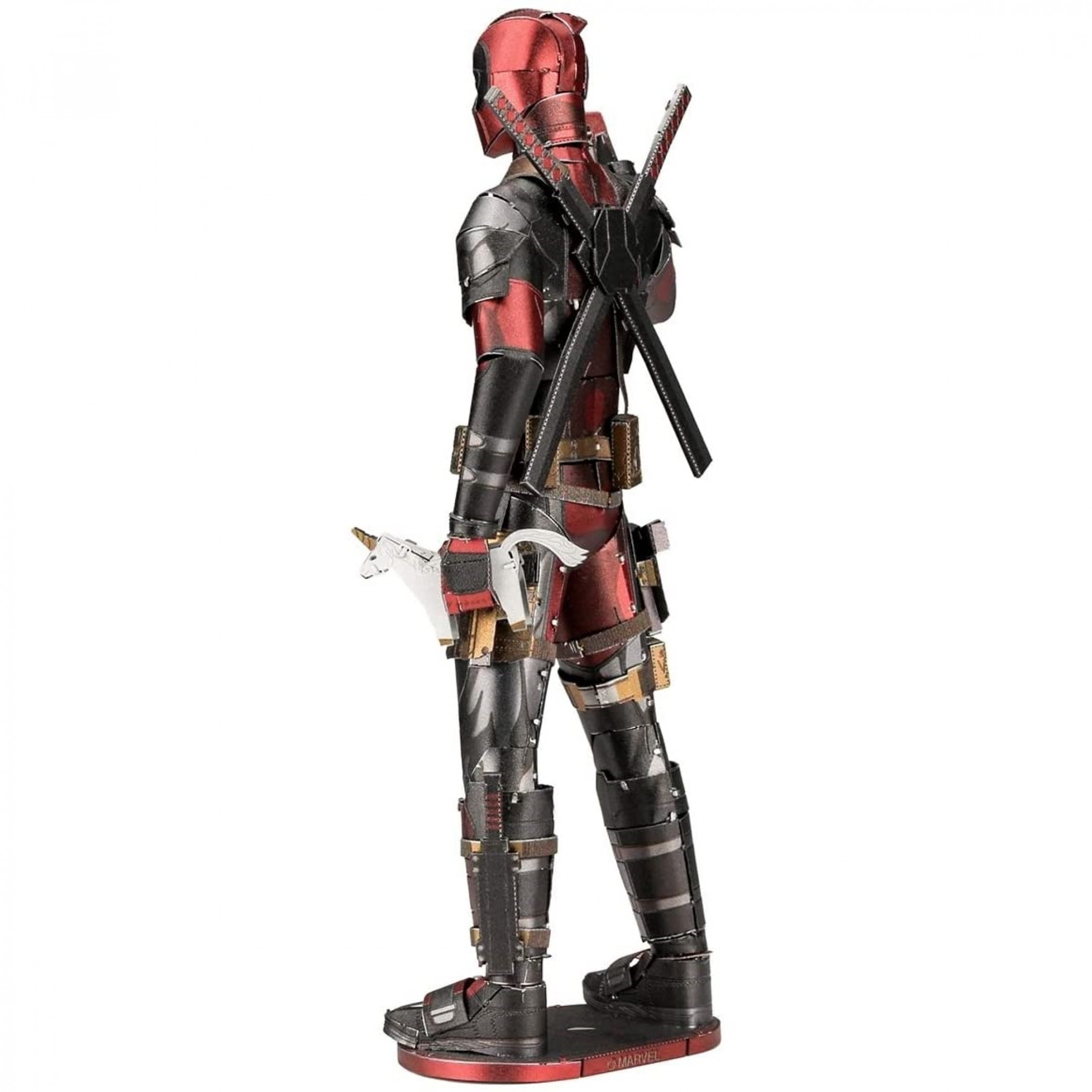 Marvel Deadpool Character Premium Color 3D Metal Earth Model Kit