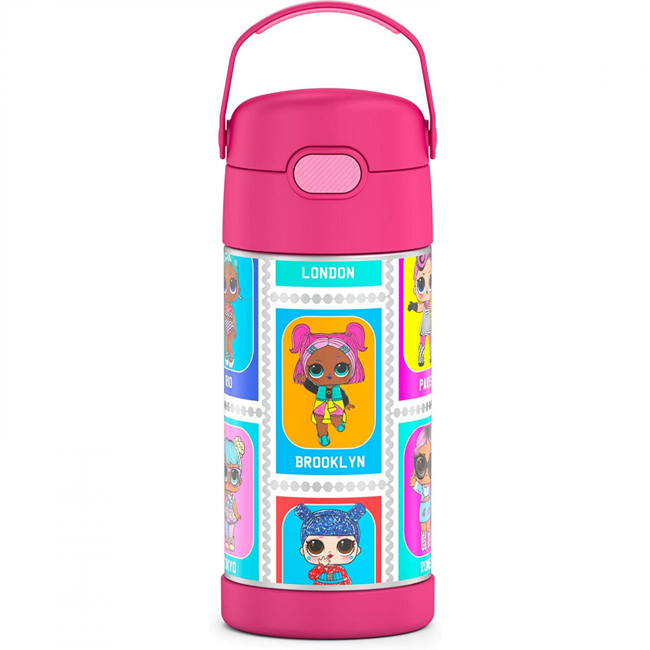 LOL Surprise Dolls Portraits Thermos Funtainer 12 Ounce Bottle