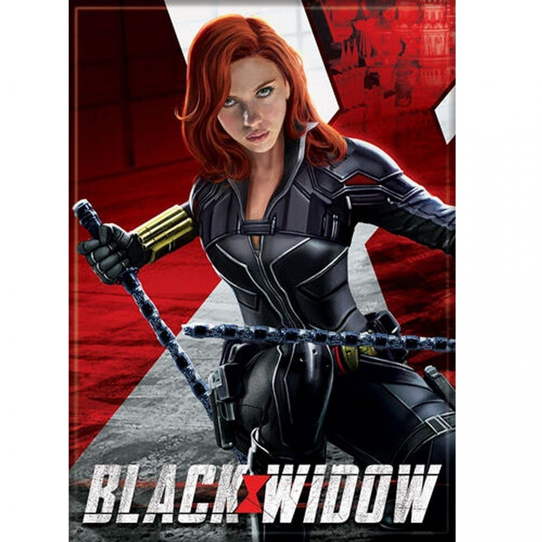Black Widow Movie Character Action Pose Magnet