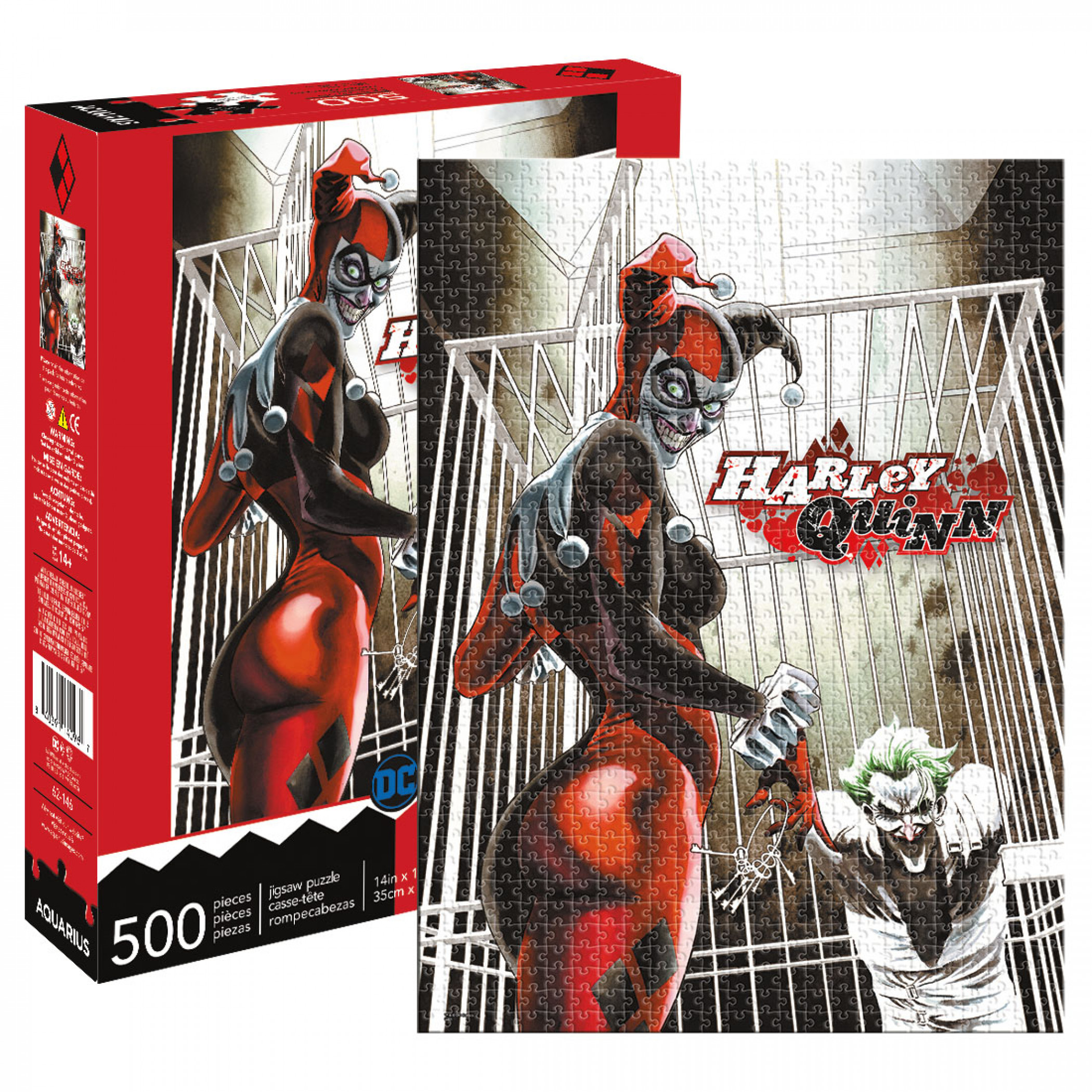 Harley Quinn and Joker 500-Piece Puzzle