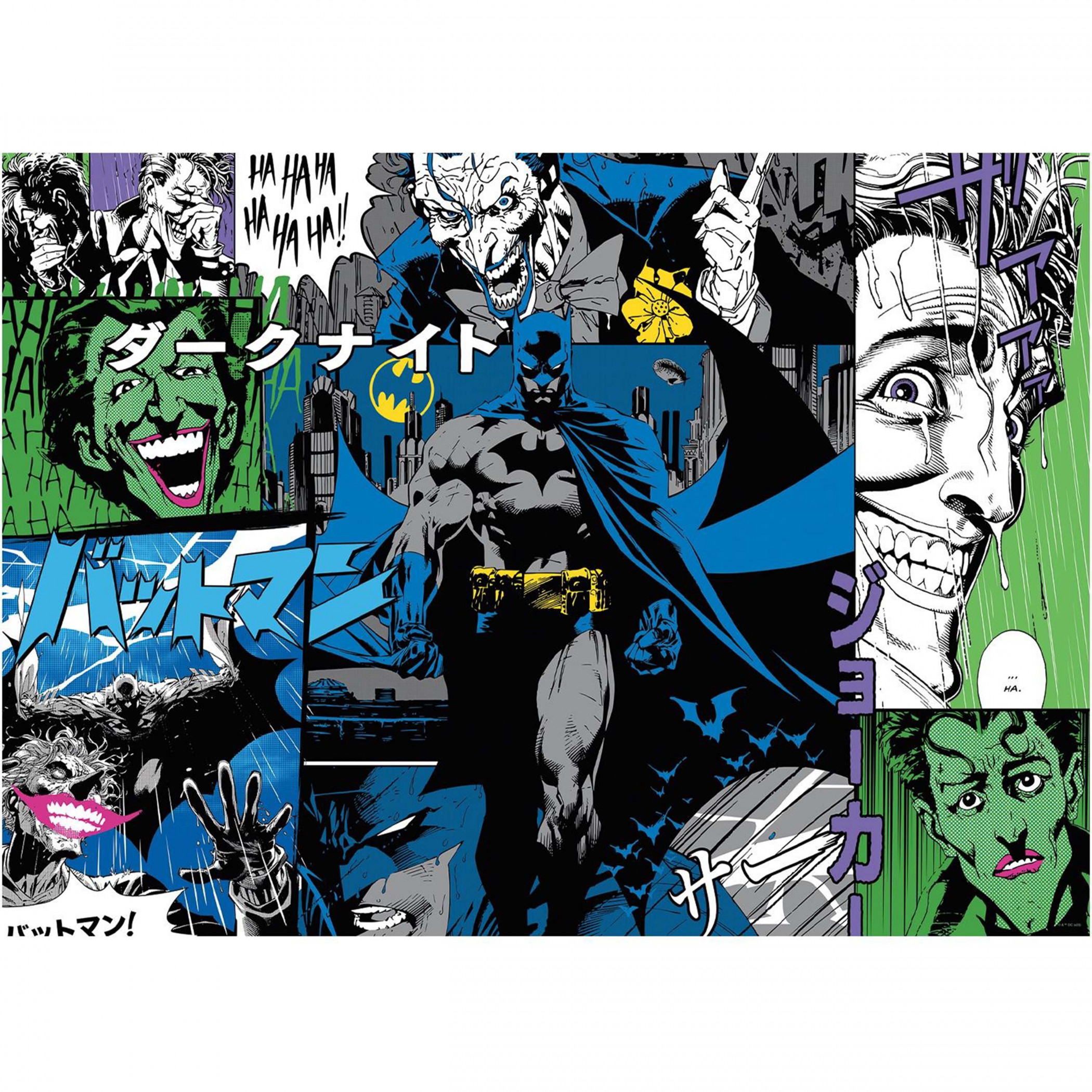 Batman and The Joker Manga 1000 Piece Jigsaw Puzzle