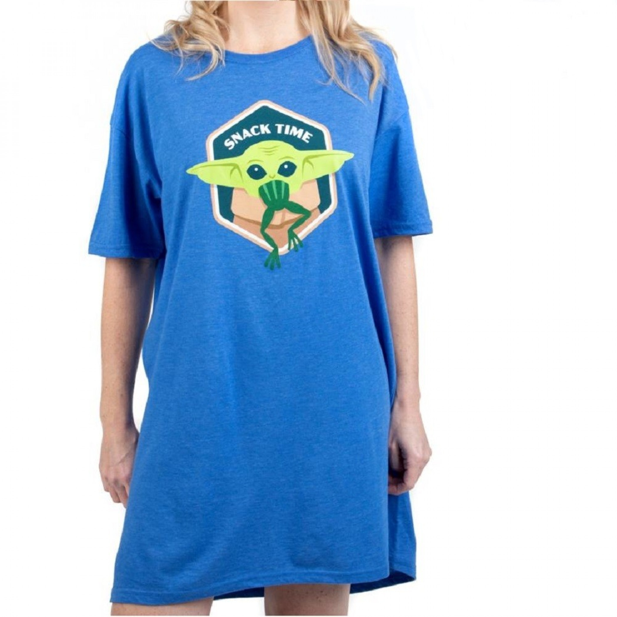 Star Wars The Mandalorian The Child Snack Time Women's Lounge Shirt