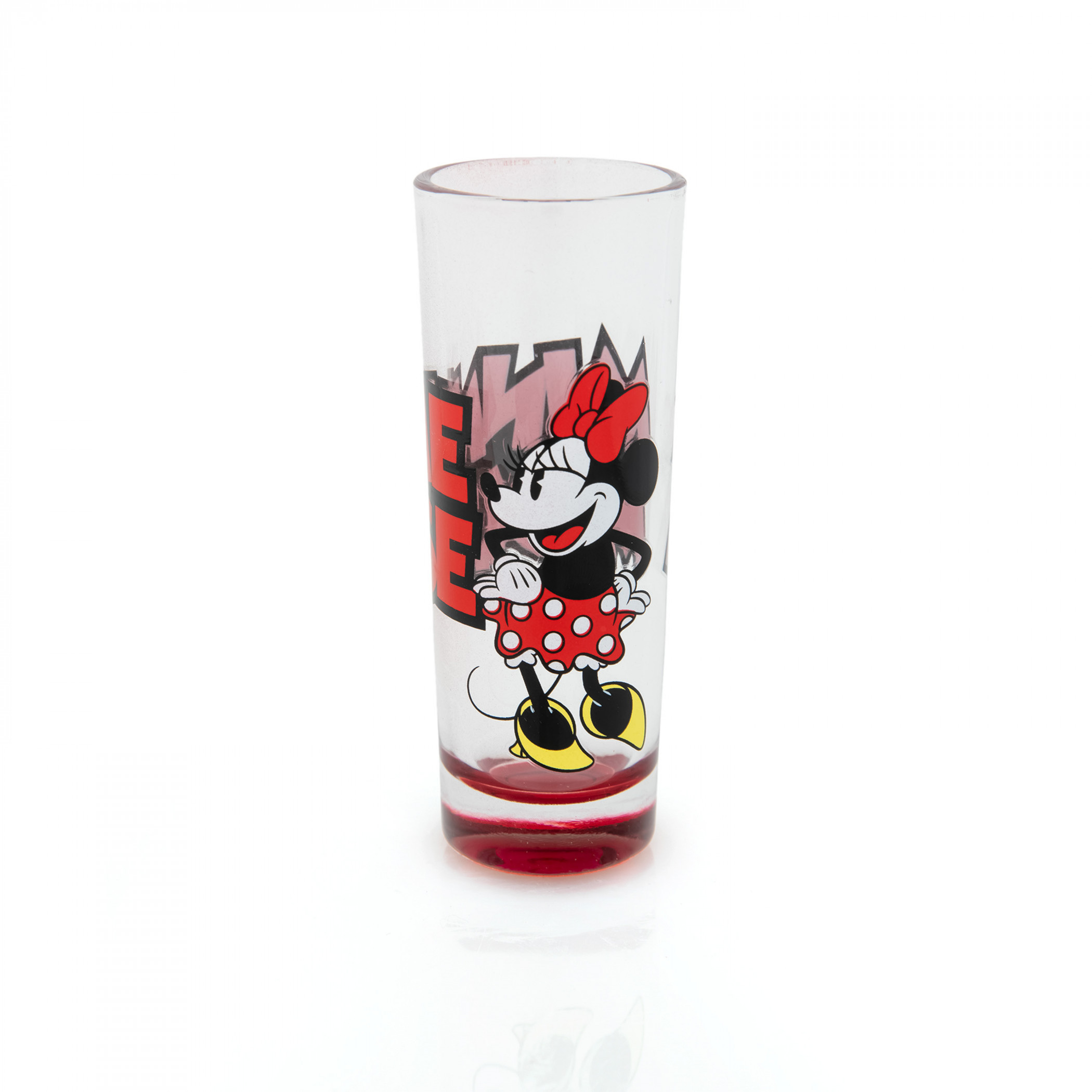 Disney Minnie Mouse Flirty Colored Bottom Collection Shot Glass