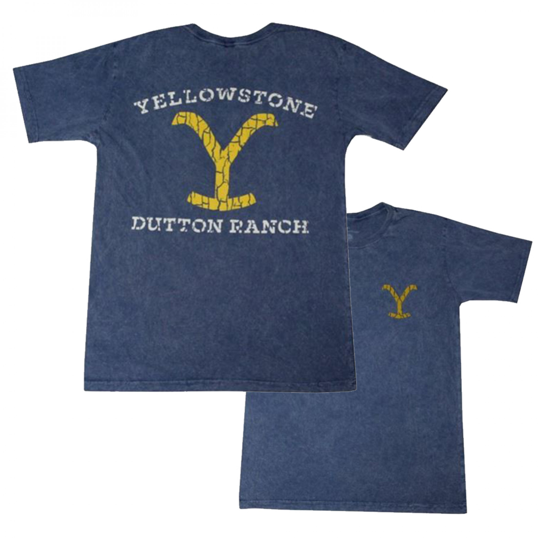Yellowstone Vintage Logo Mineral Wash T-Shirt