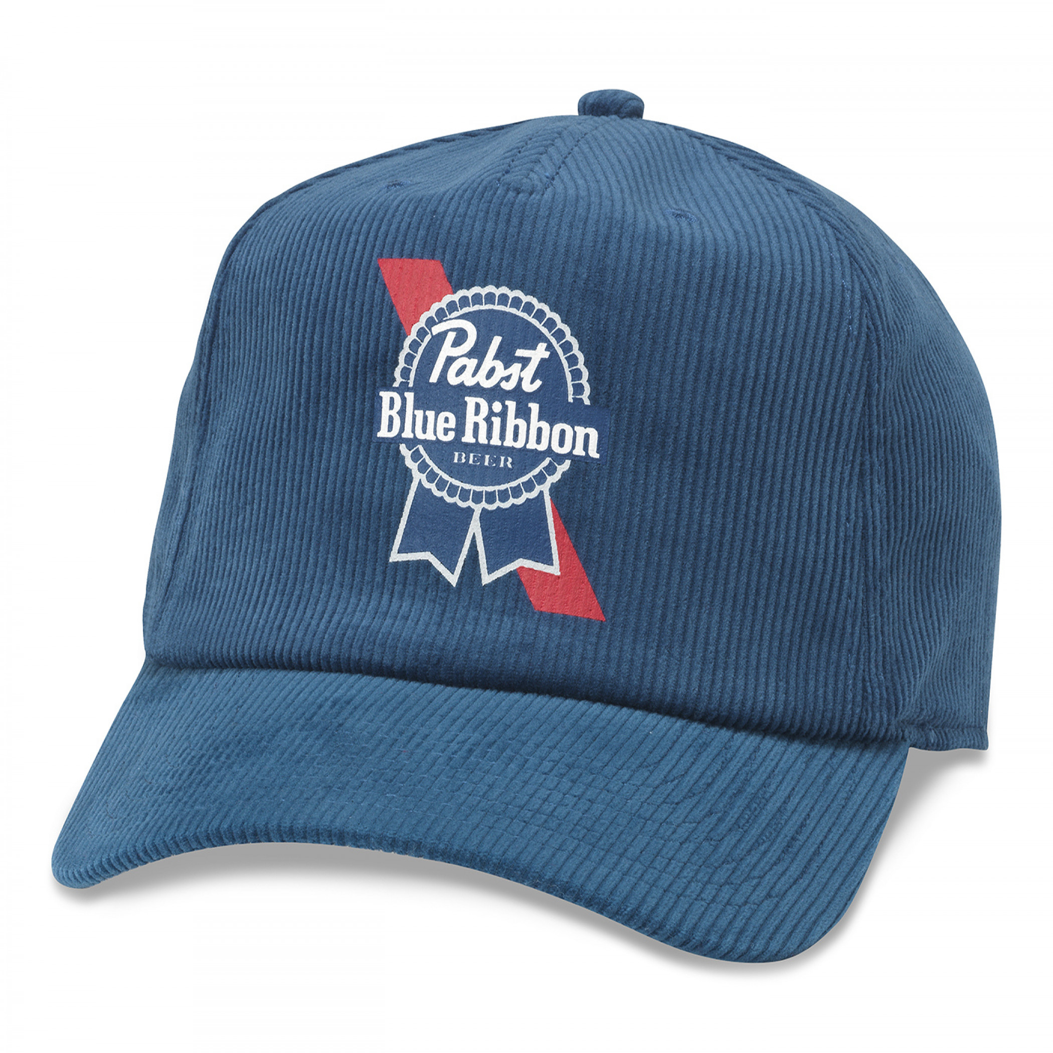 Pabst Blue Ribbon Beer Printed Corduroy Hat