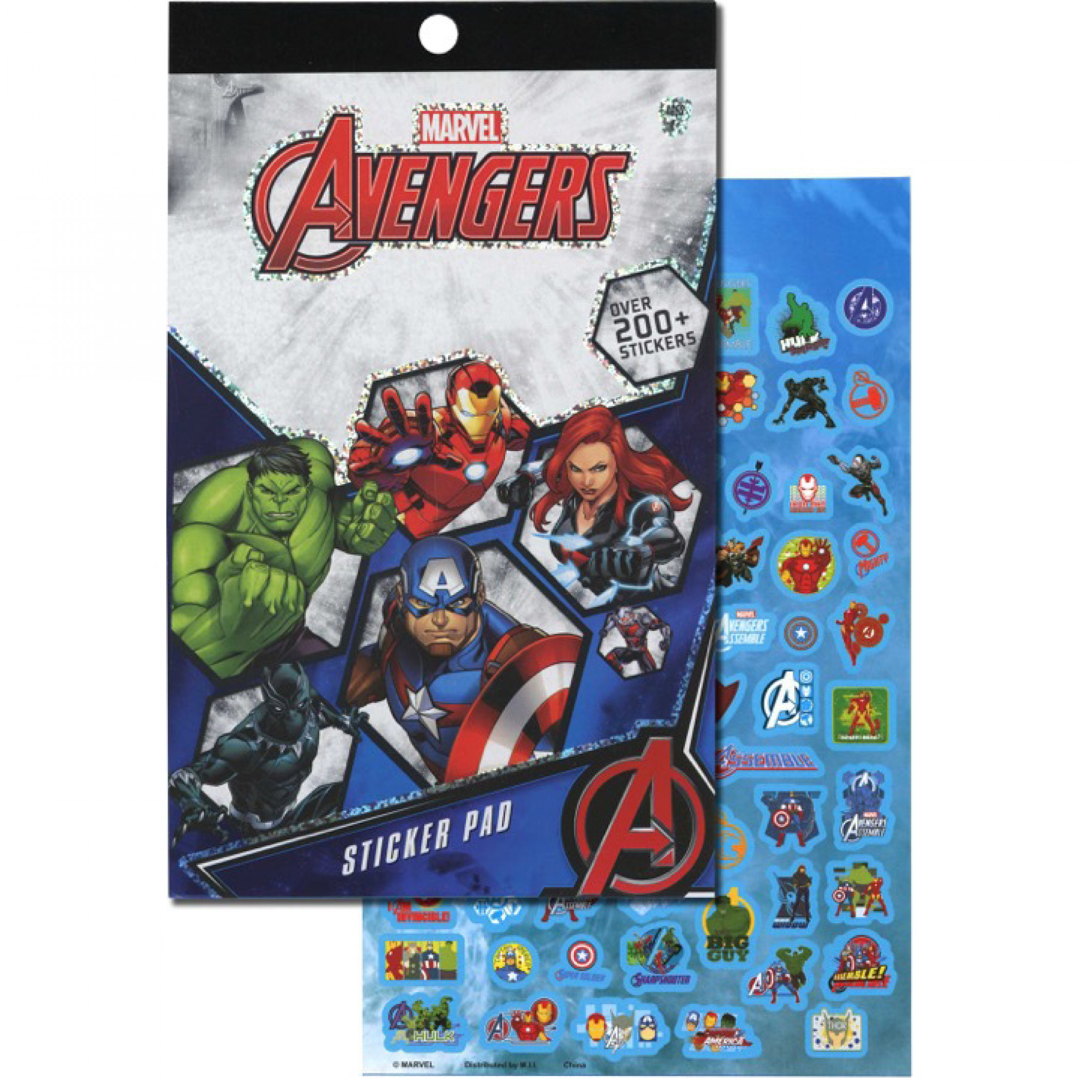 Avengers 4 Sheet Foil Cover 200+ Stickers