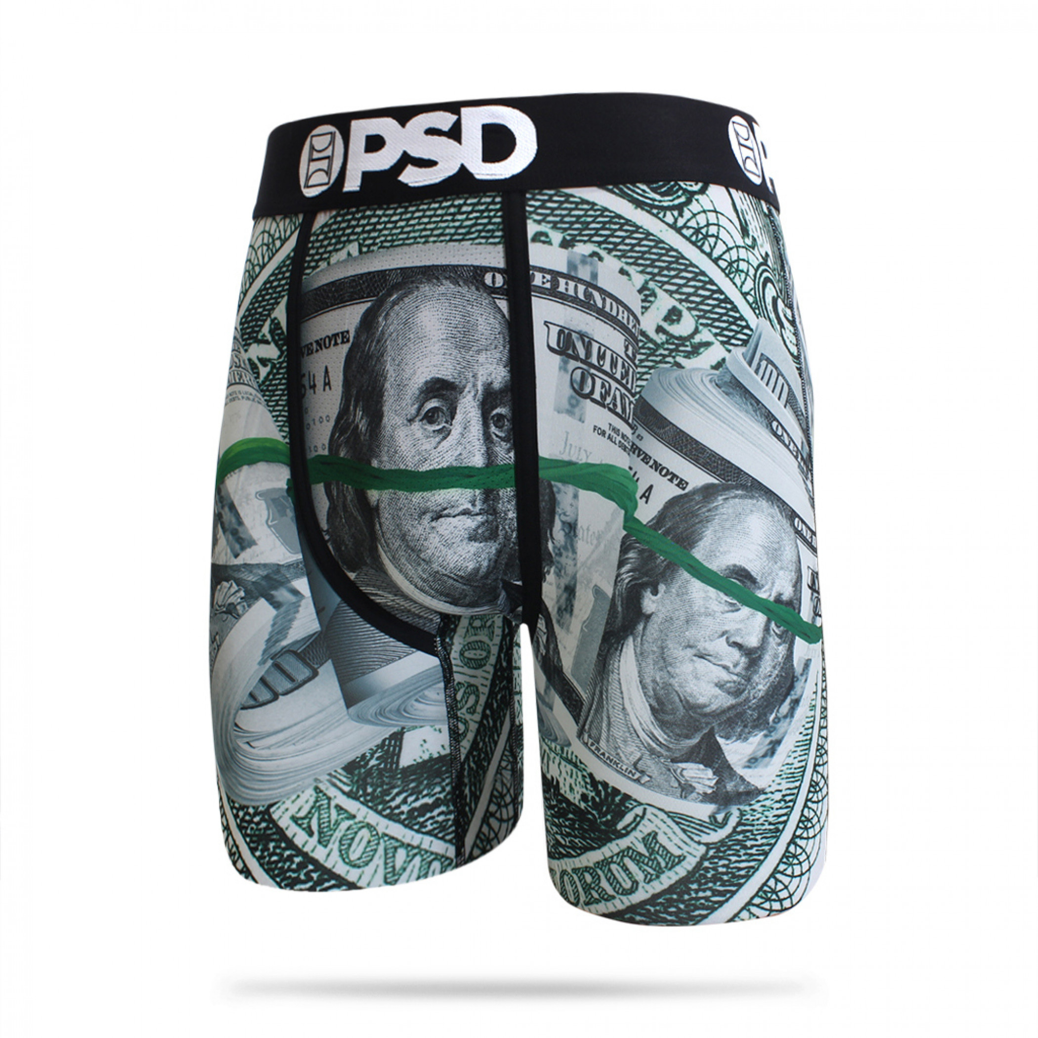 100 Dollar Bills Money Boxer Briefs Underwear - Sporty Chimp