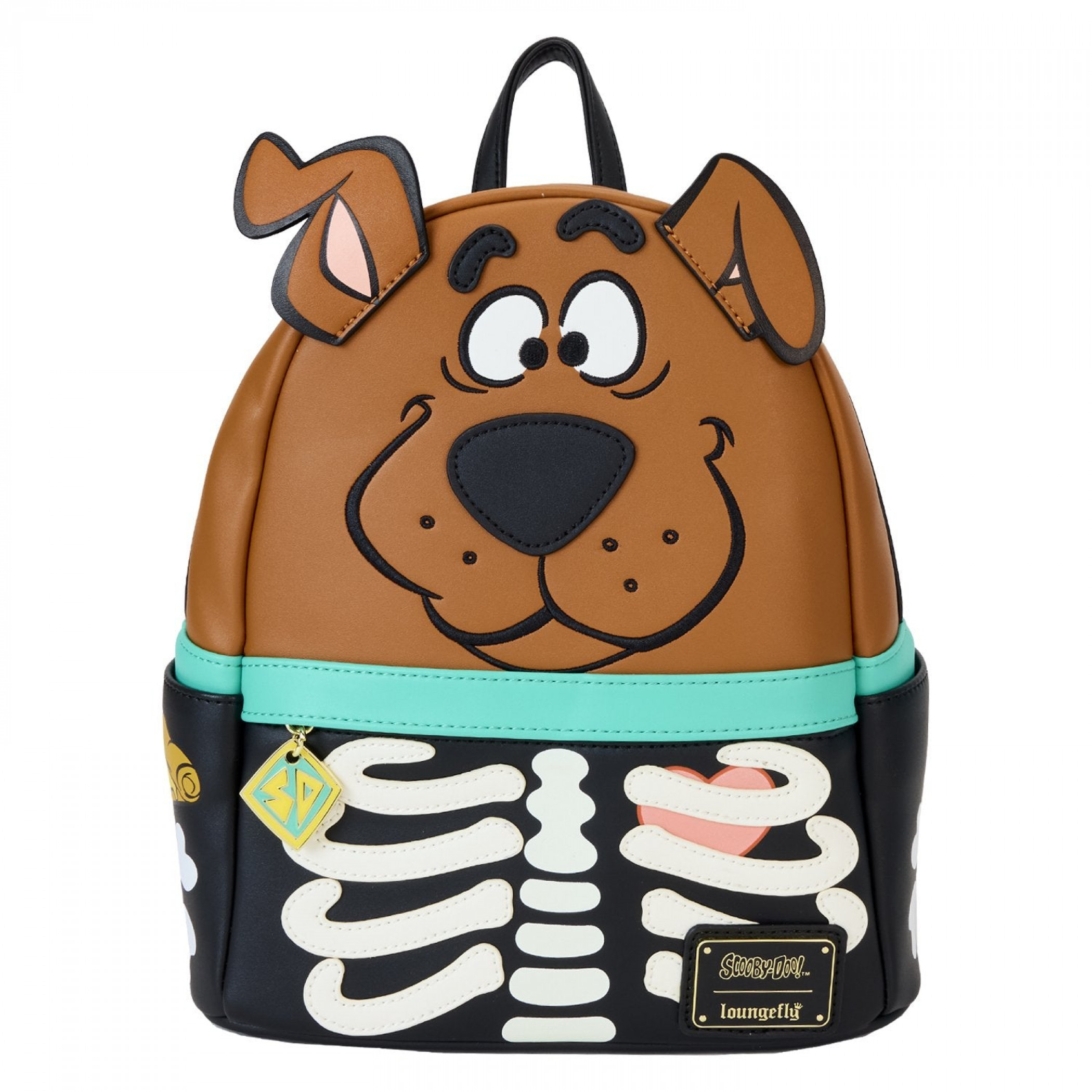 Scooby-Doo Skeleton Bones Glow in the Dark Mini Backpack By Loungefly