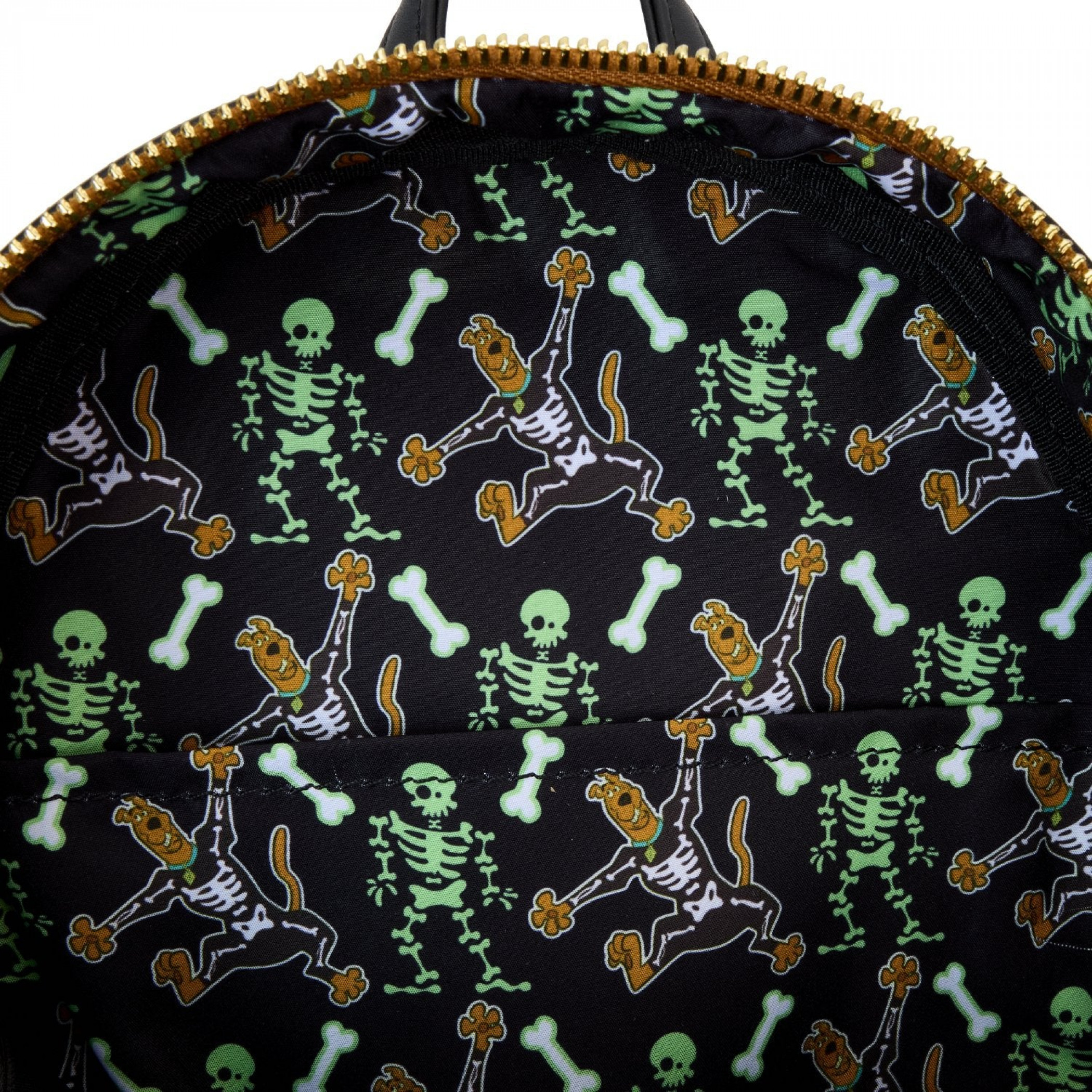 Scooby-Doo Skeleton Bones Glow in the Dark Mini Backpack By Loungefly