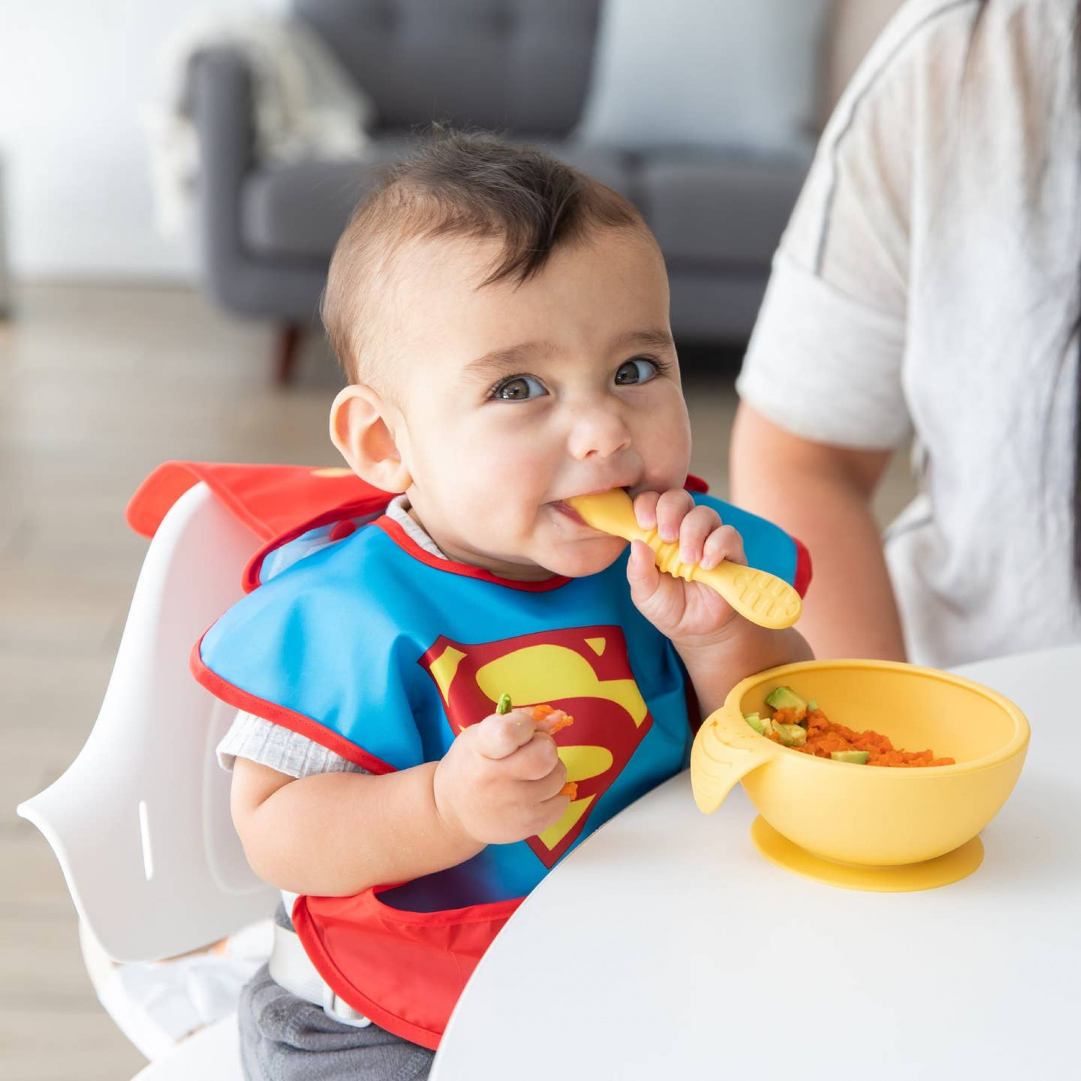 Superman Caped Super Bib