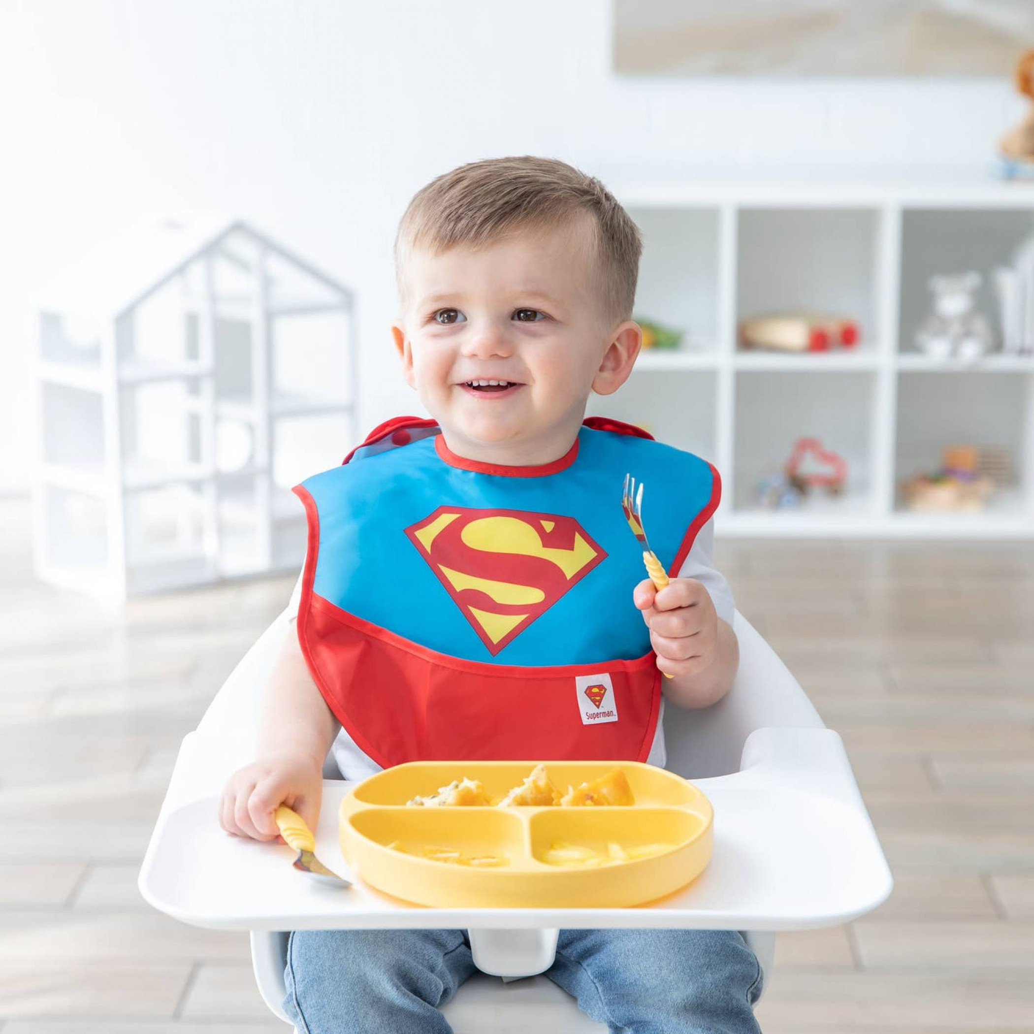 Superman Caped Super Bib