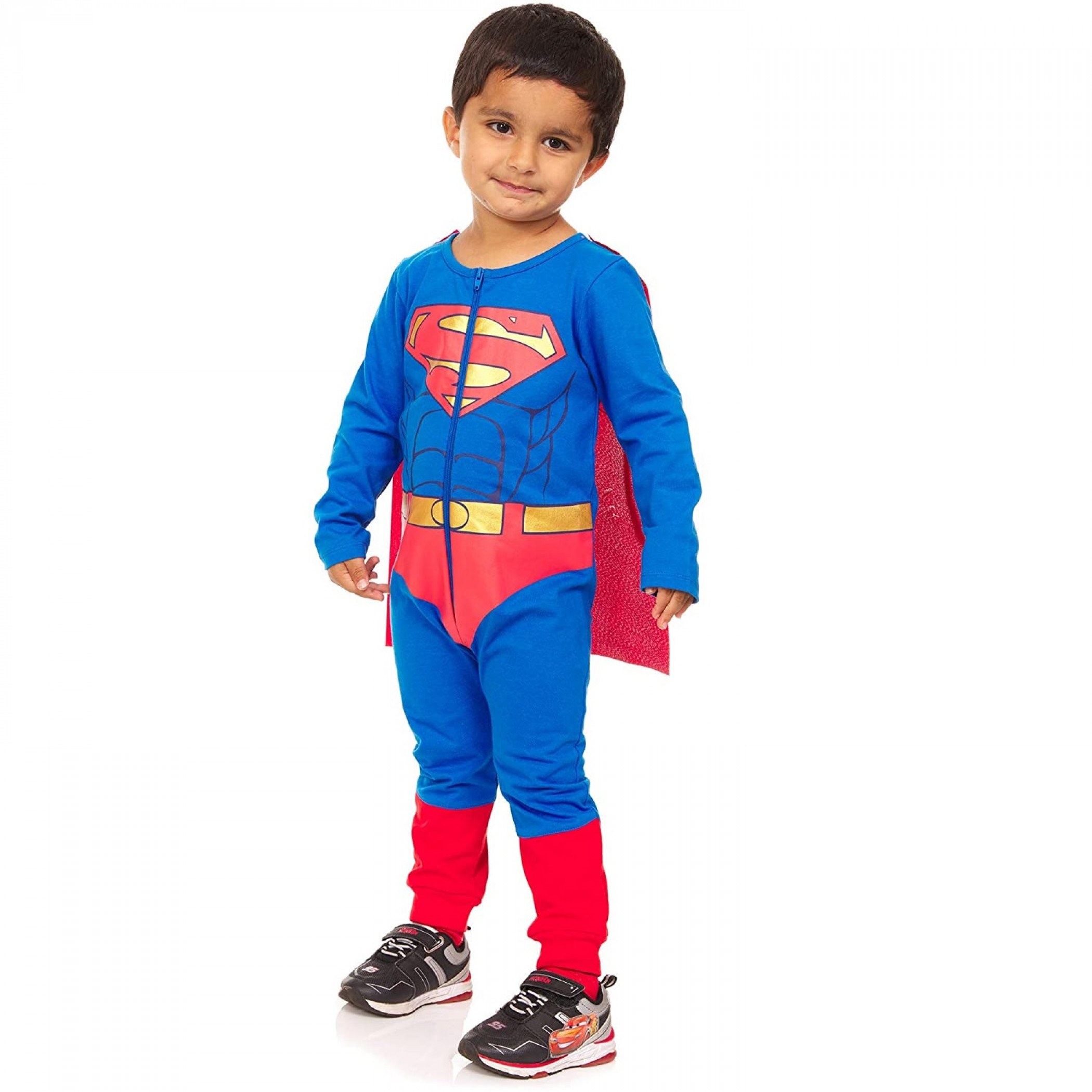 Superman Toddler Dress Up Costume Suit with Cape