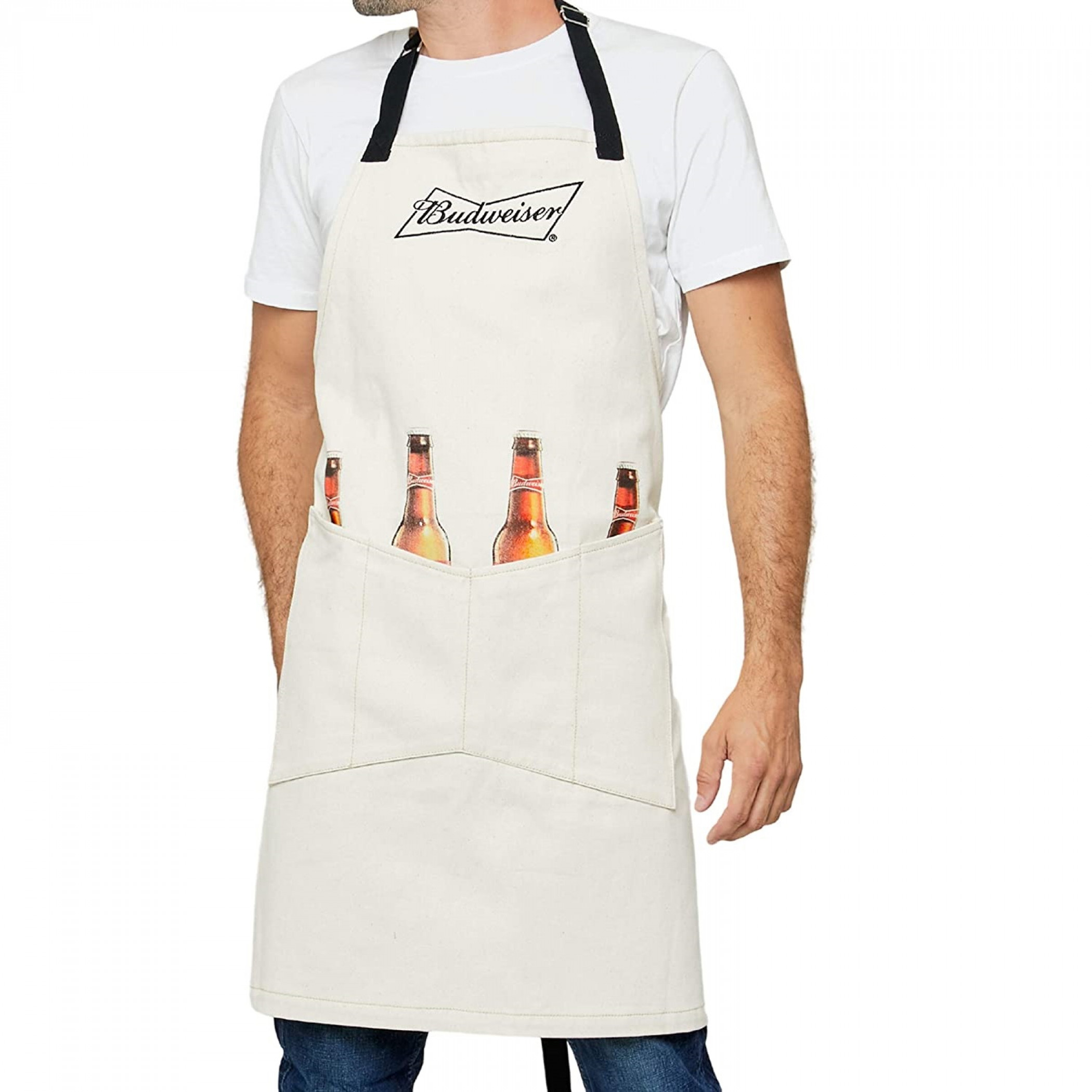 Budweiser King of Beers Grill Master Collection Apron with Pockets