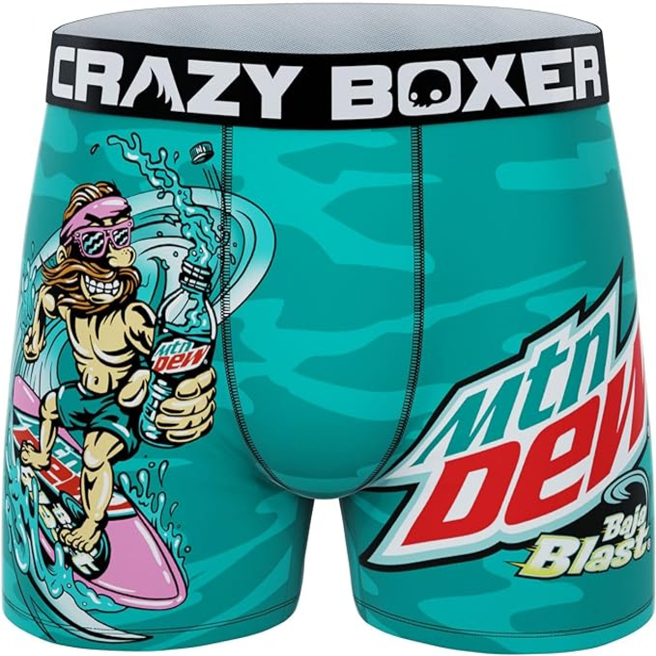 Crazy Boxers Mountain Dew Baja Blast Boxer Briefs