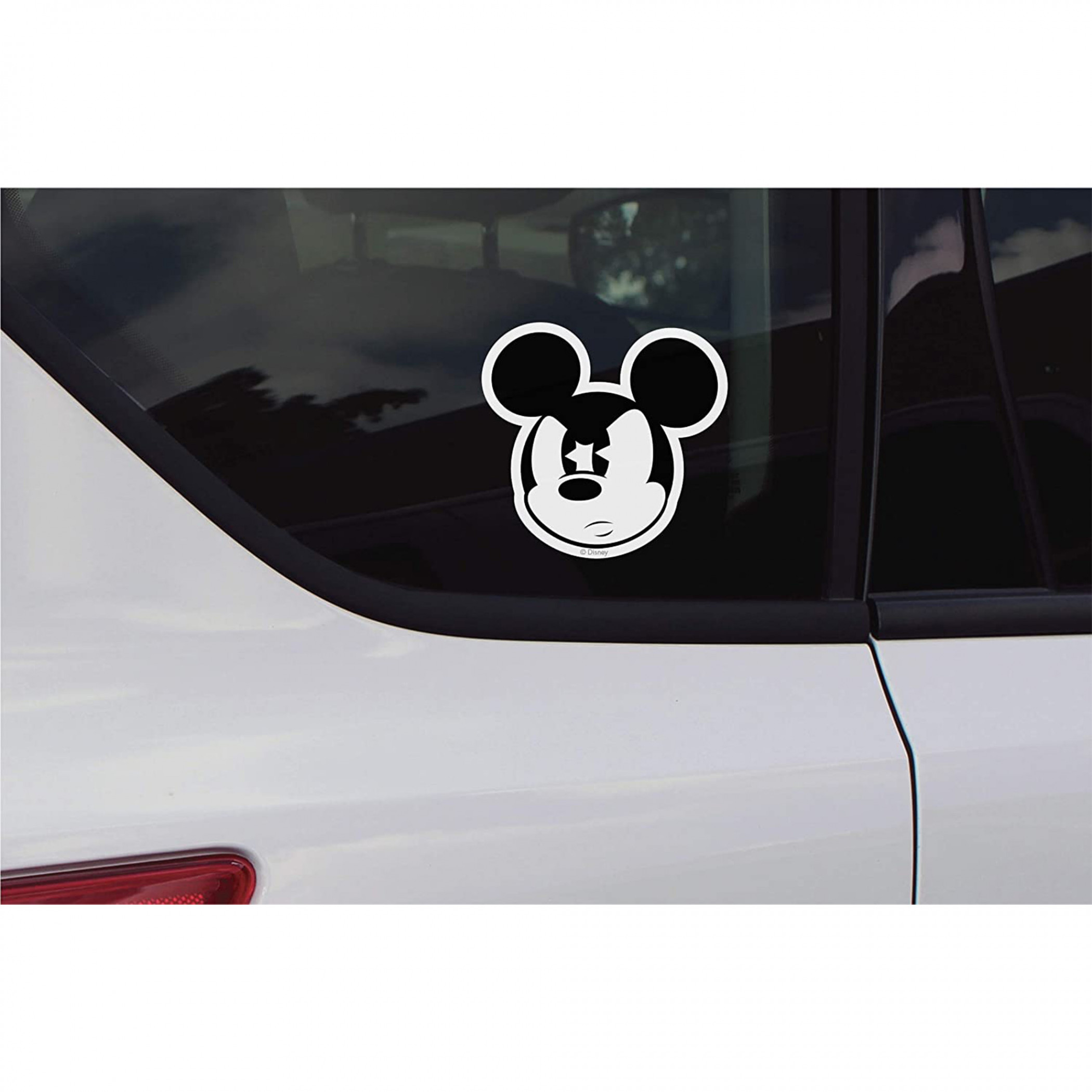 Disney Retro Mickey Mouse Mad Vinyl Car Emblem