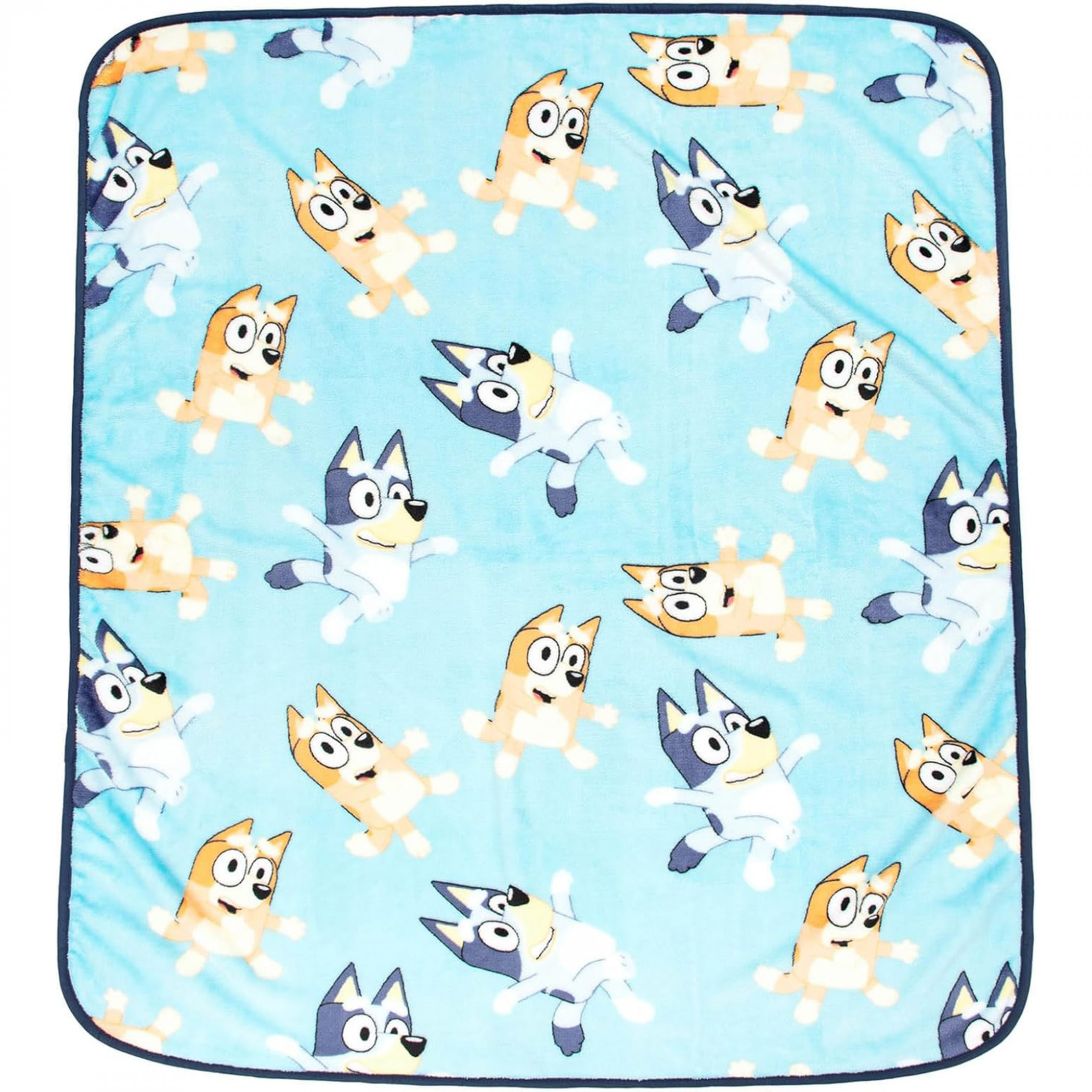 Bluey and Bingo Dance Party 40" X 50" Silk Touch Throw Blanket