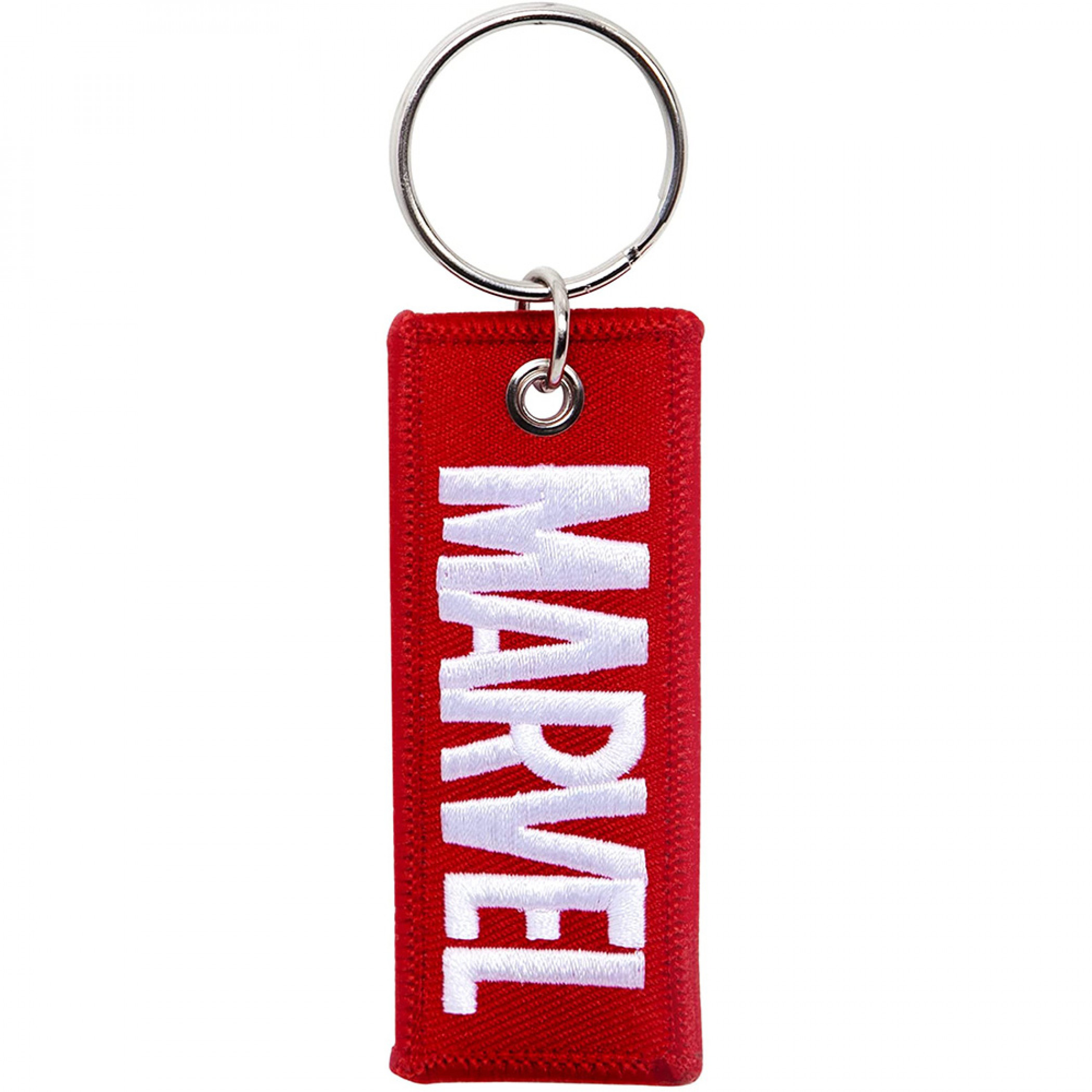 Marvel Comics Classic Logo Embroidered Woven Keychain