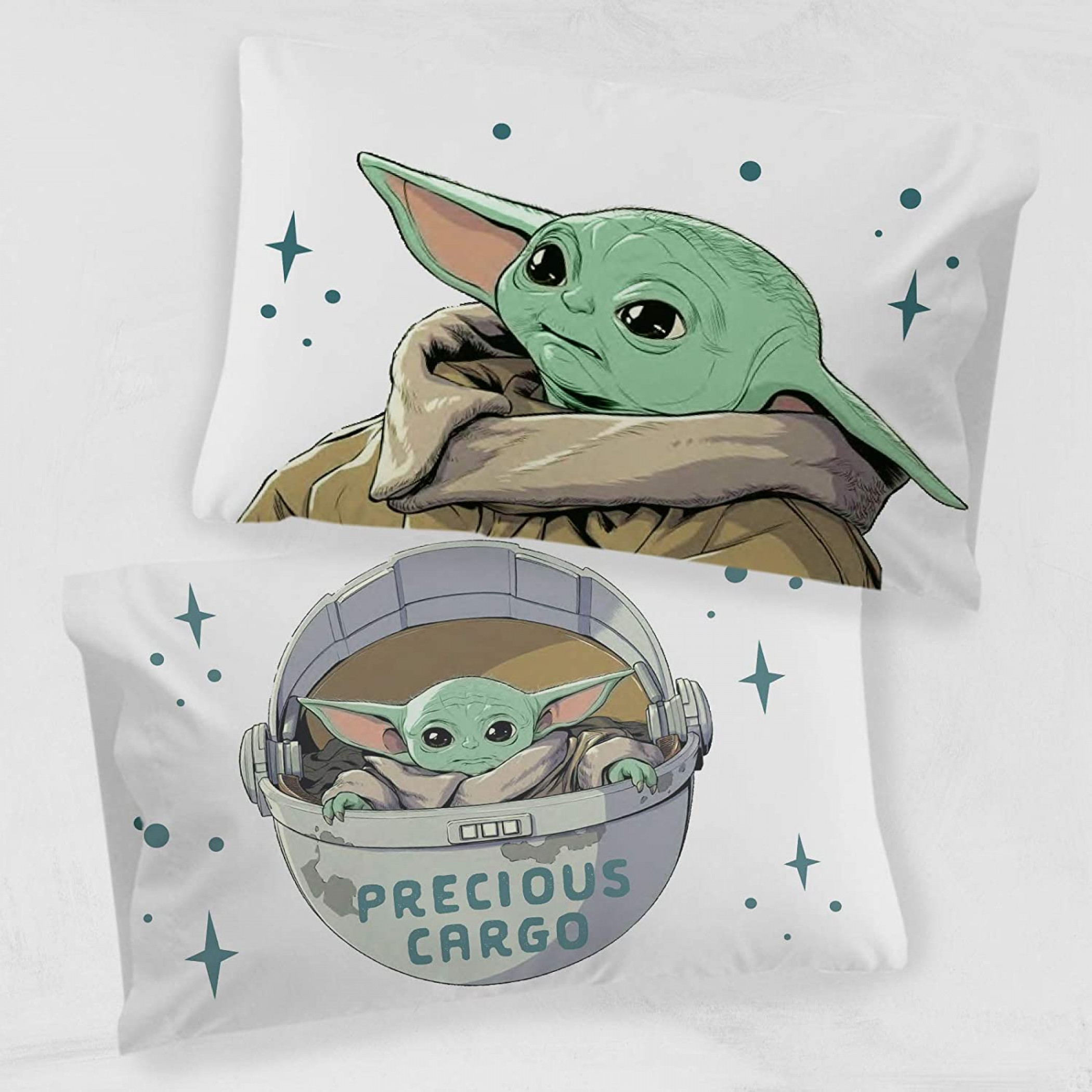 Star Wars The Mandalorian Curious Child 1-Pack Reversible Pillowcase