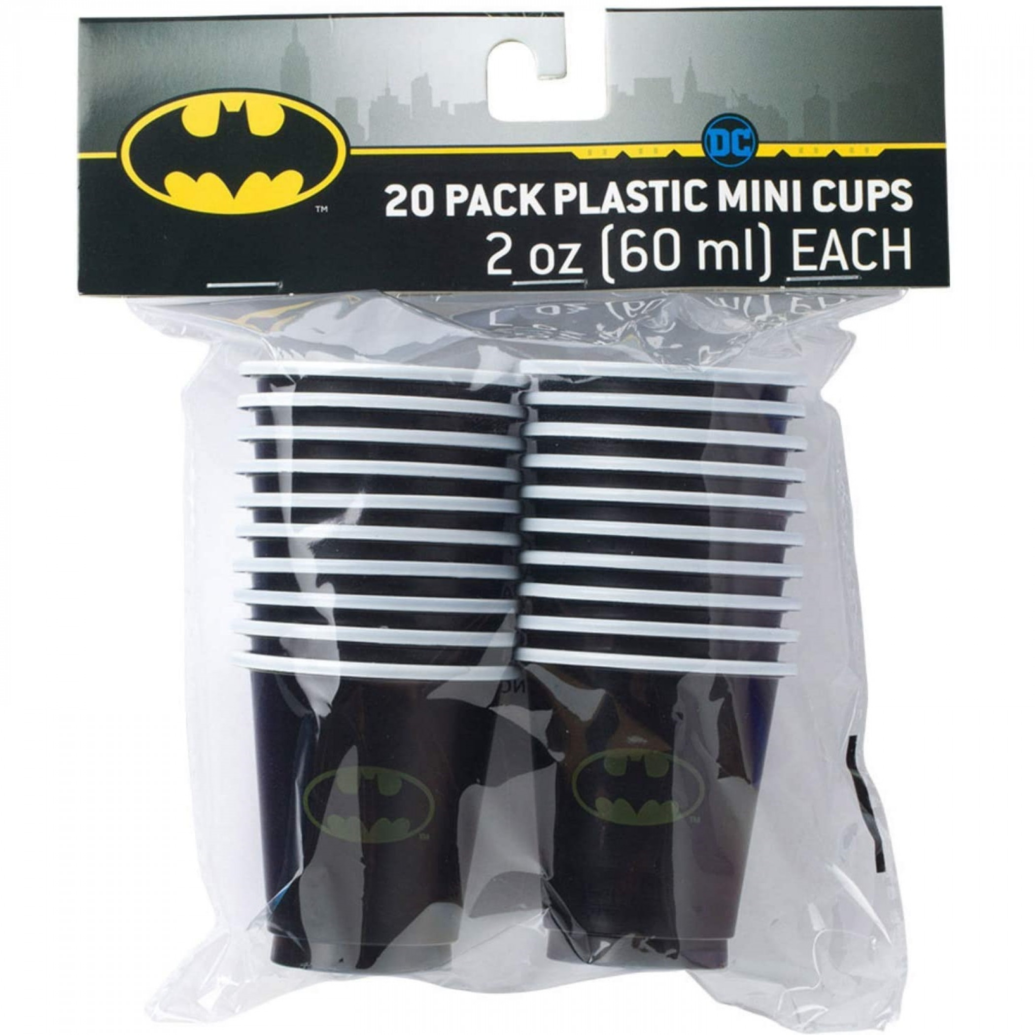 Batman Classic Logo 2oz Party Cups 20-Pack