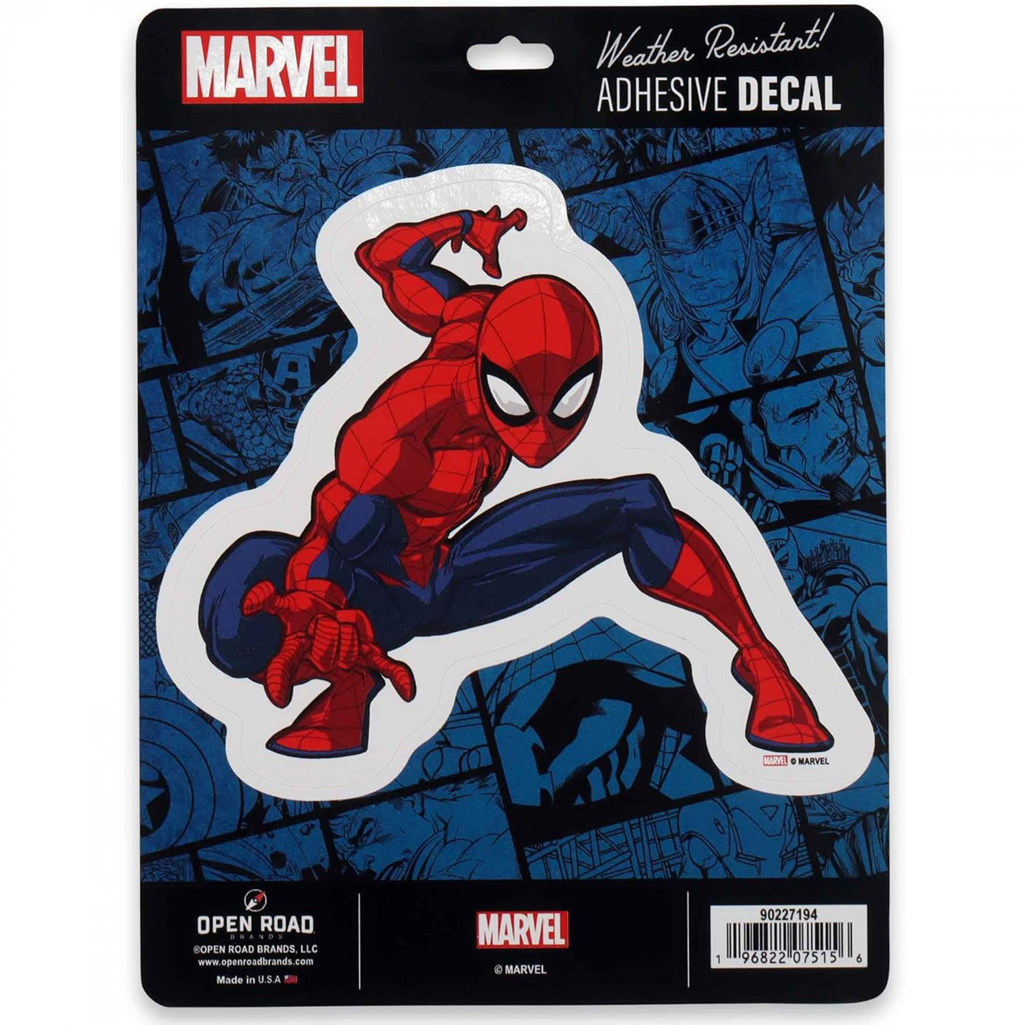 Spider-Man Crouching Car Decal